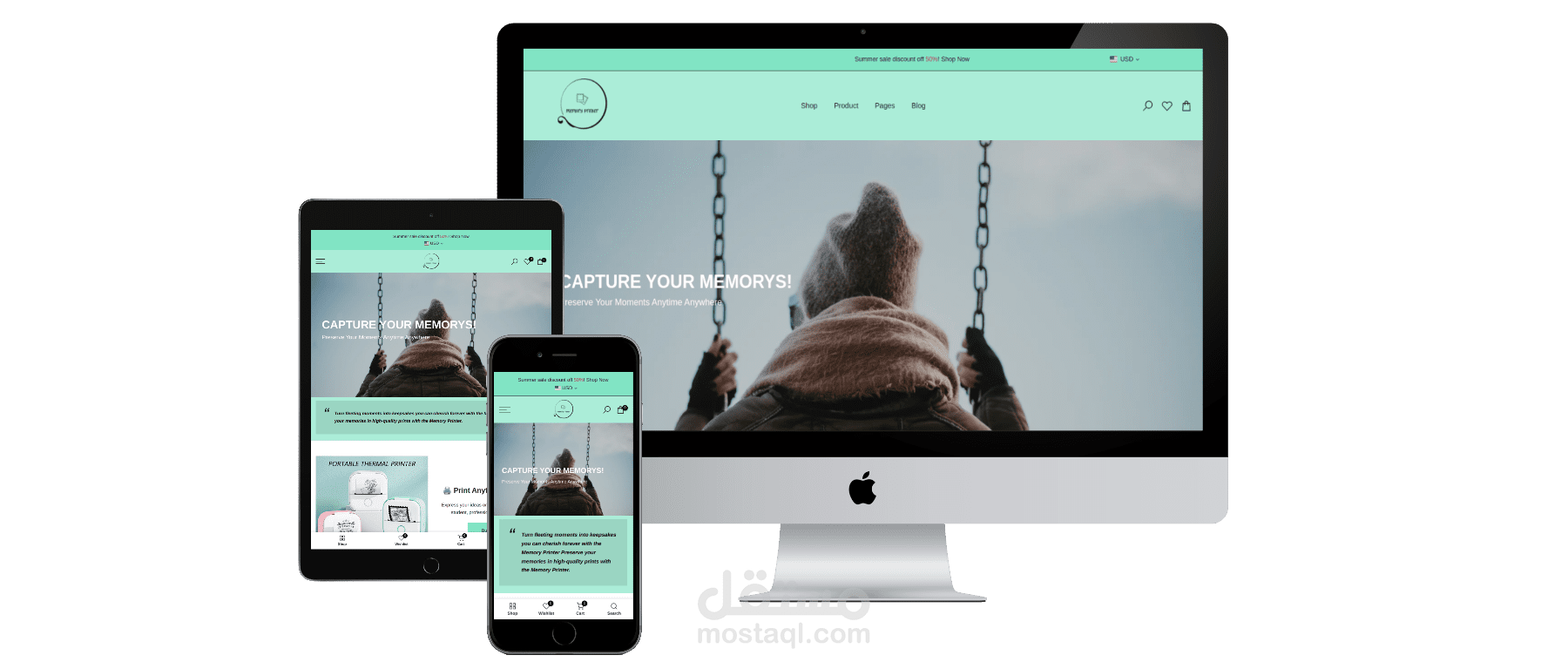 تصميم متجر دروبشيبينغ على منصة شوبيفاي