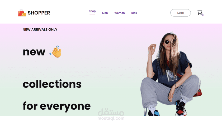 E-Commerce Shopping Website Front-End | React, Redux
