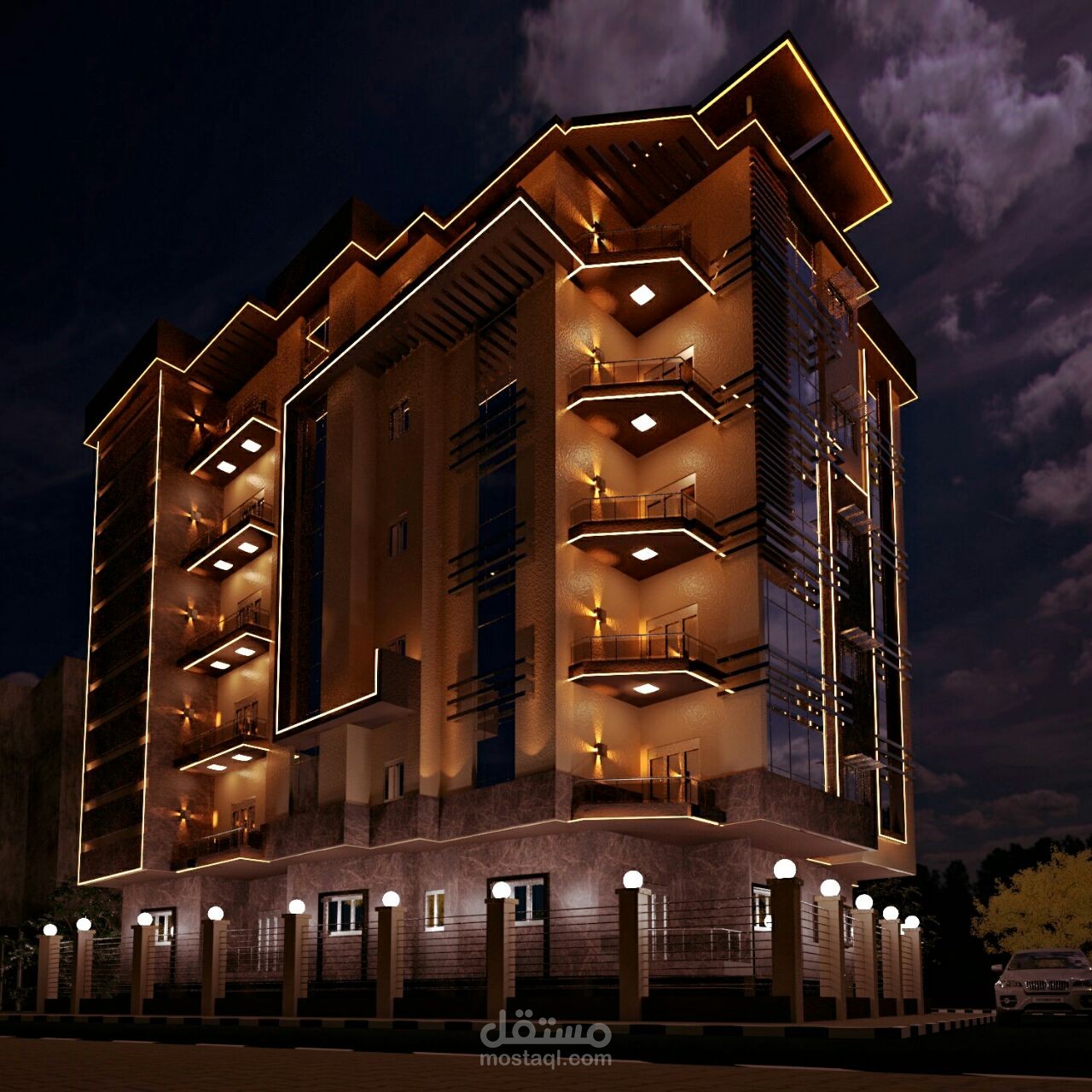 عمارة مودرن بالمعادي