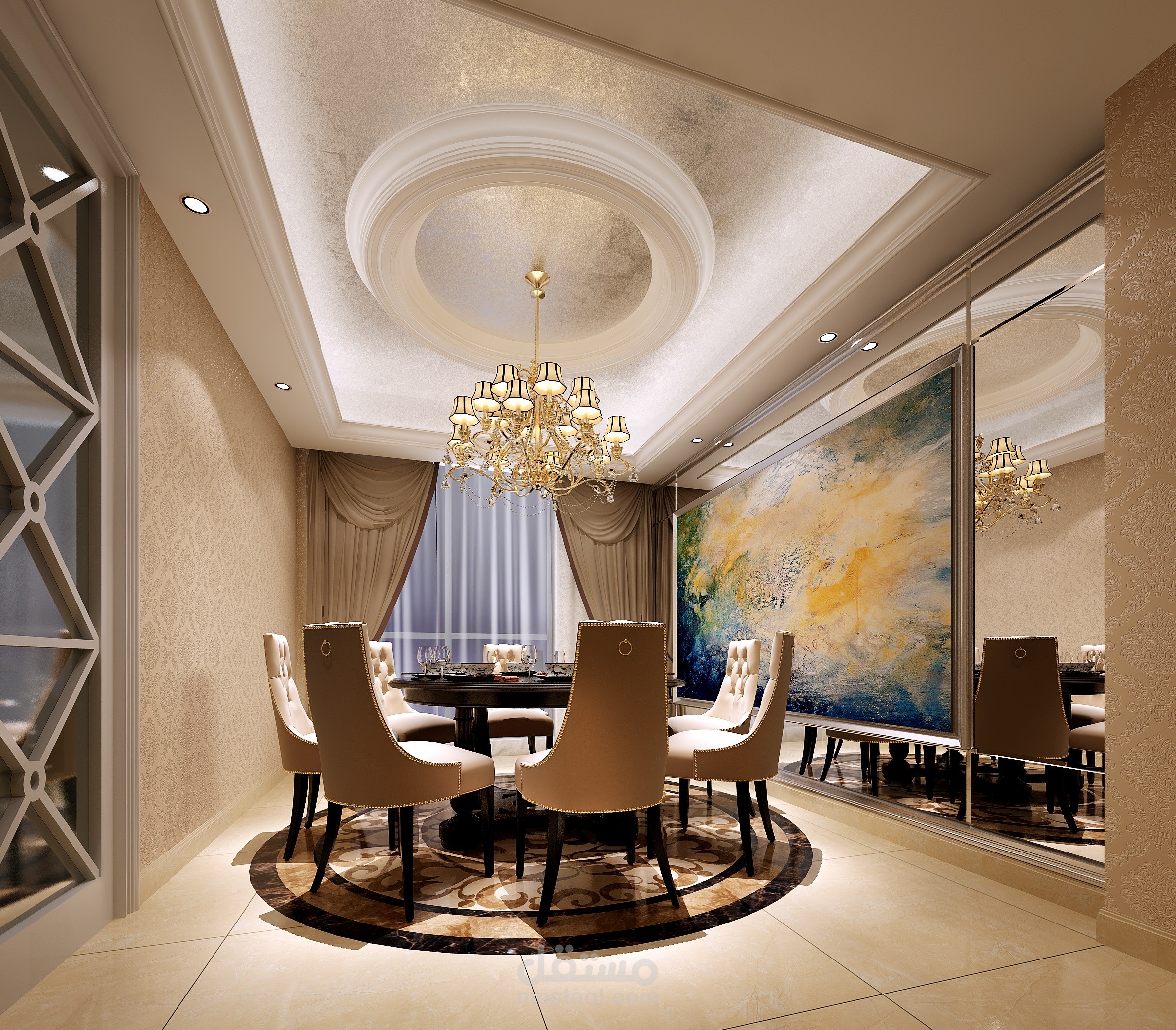 ديكور صالة مودرن