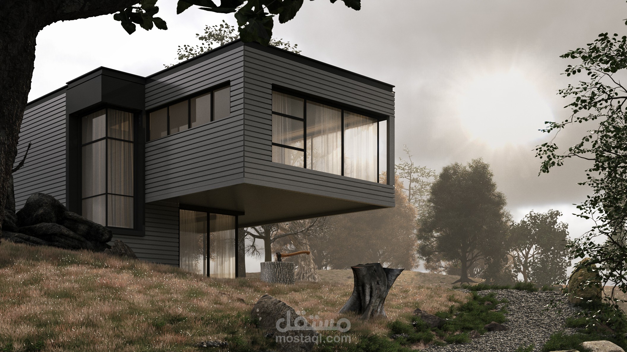 Forest house