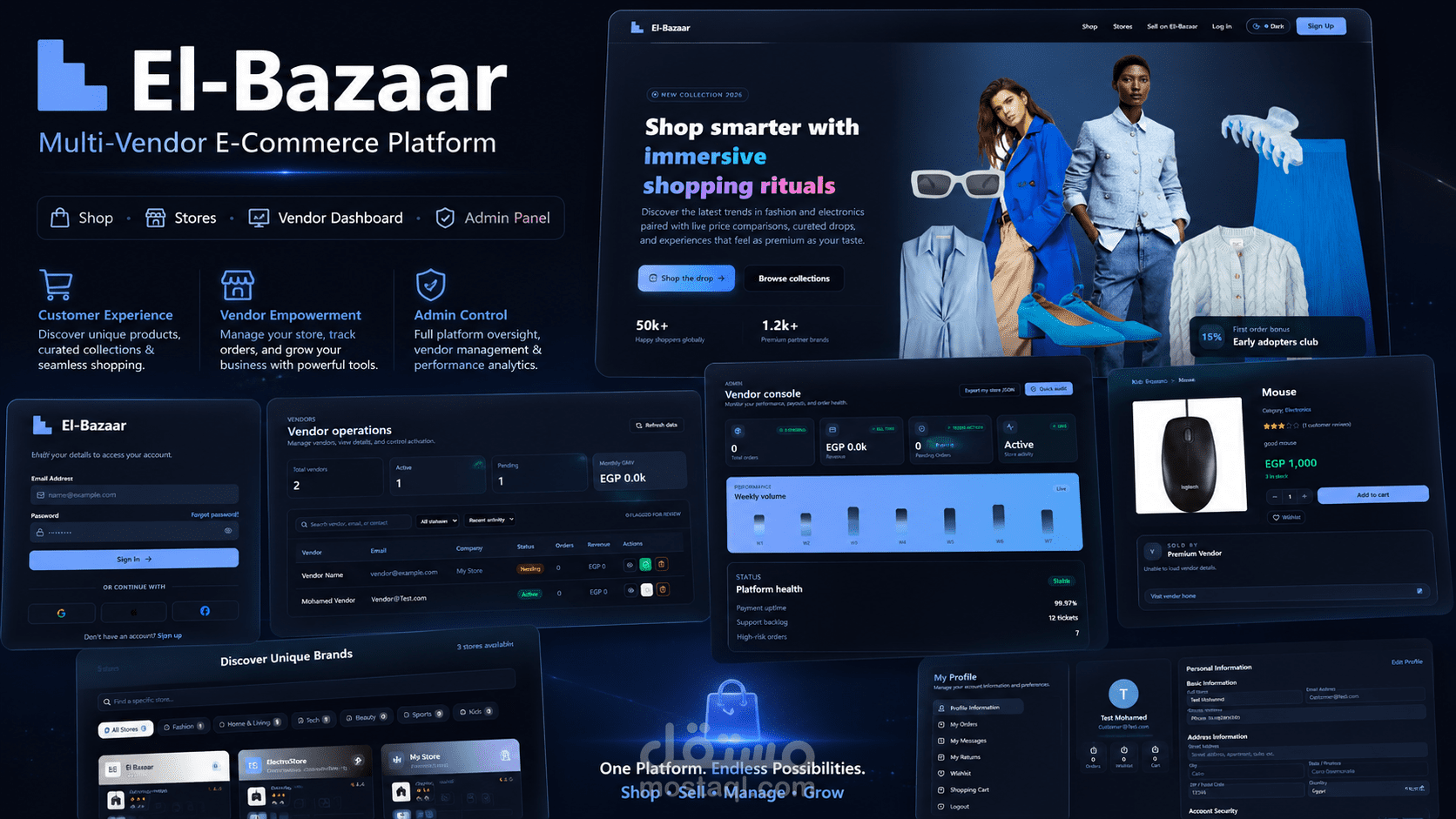 EL-Bazar Multi-Vendor E-Commerce Platform