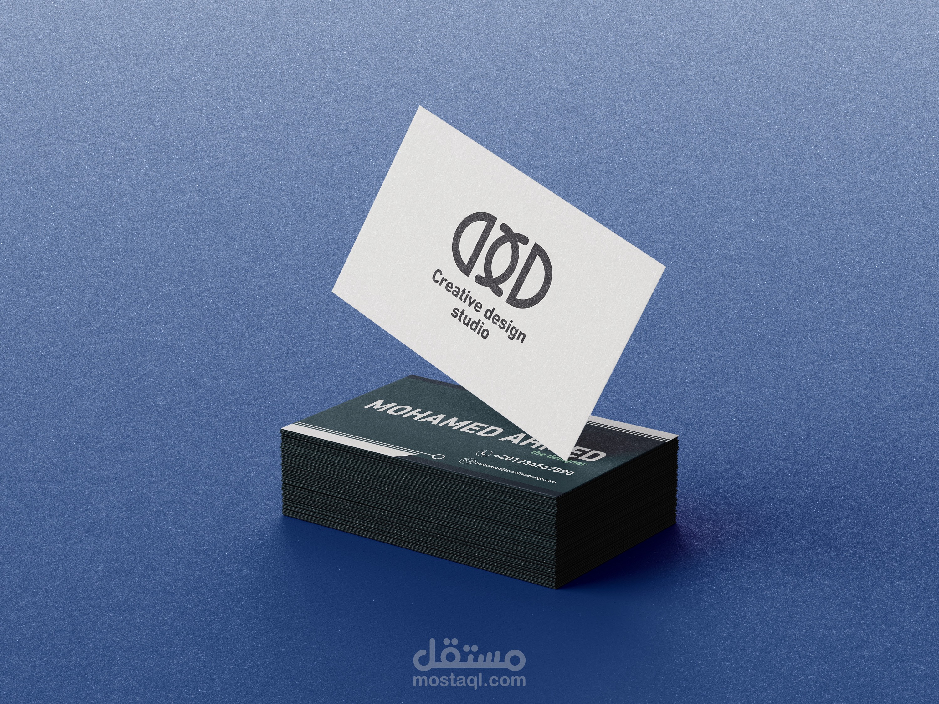 تصميم بطاقة عمل شخصية