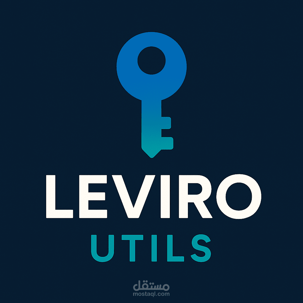 Leviro utils مجموعة أدوات رقمية شاملة للمطورين وصناع المحتوى