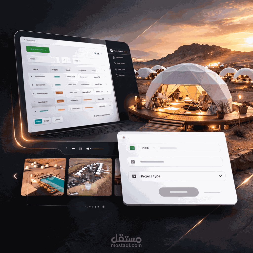 تطوير Landing Page احترافية مع نموذج تسجيل ولوحة تحكم باستخدام Django