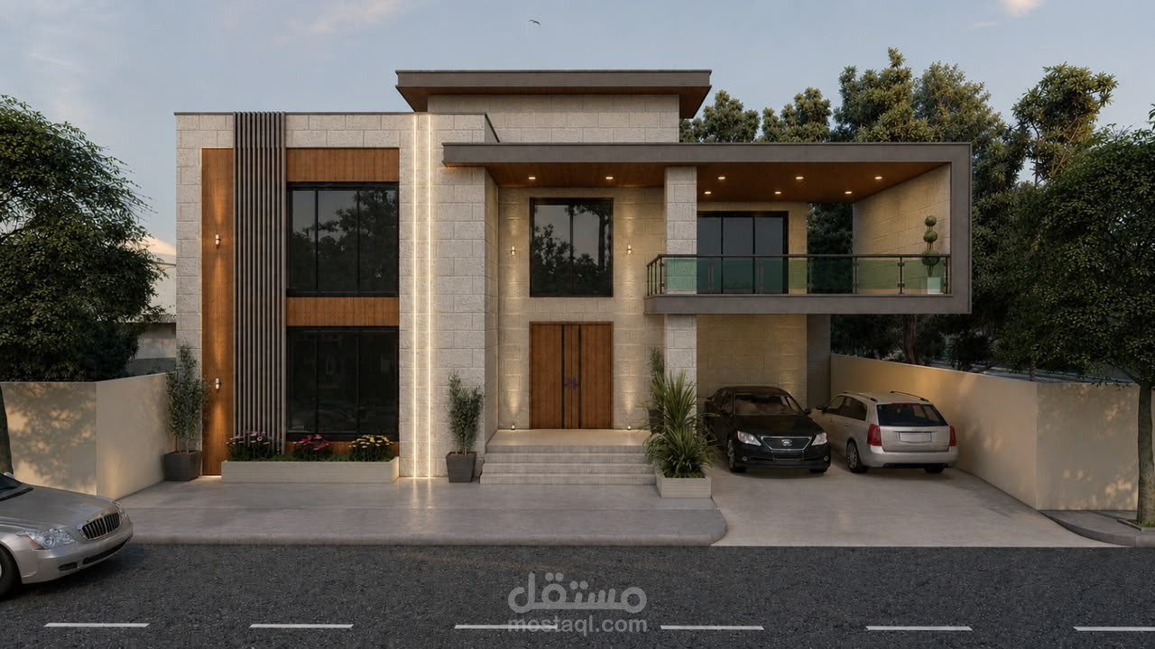 تصميم فيلا عصرية