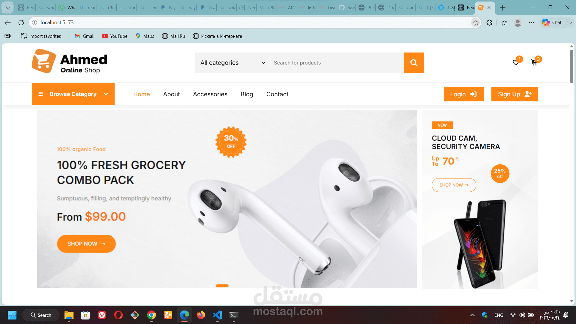 ecommerce website