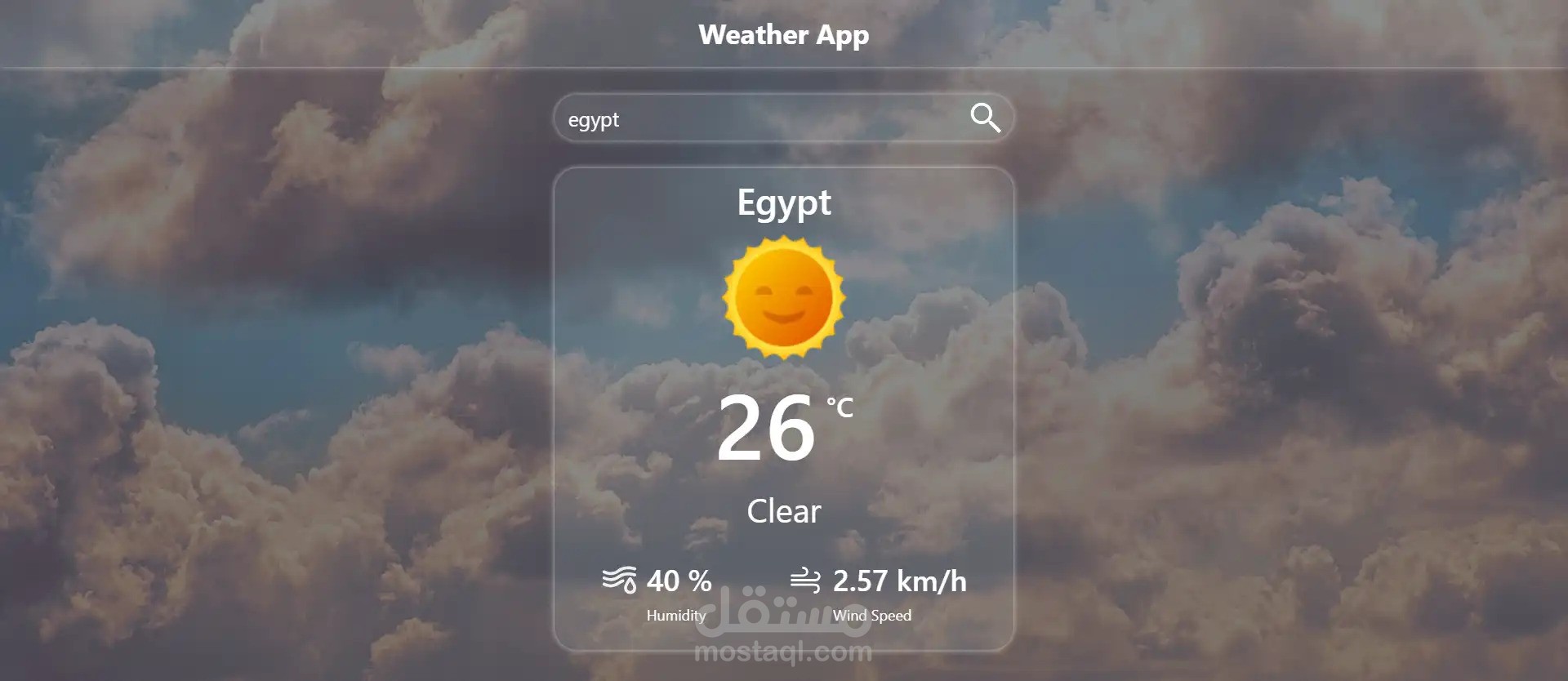Weather app