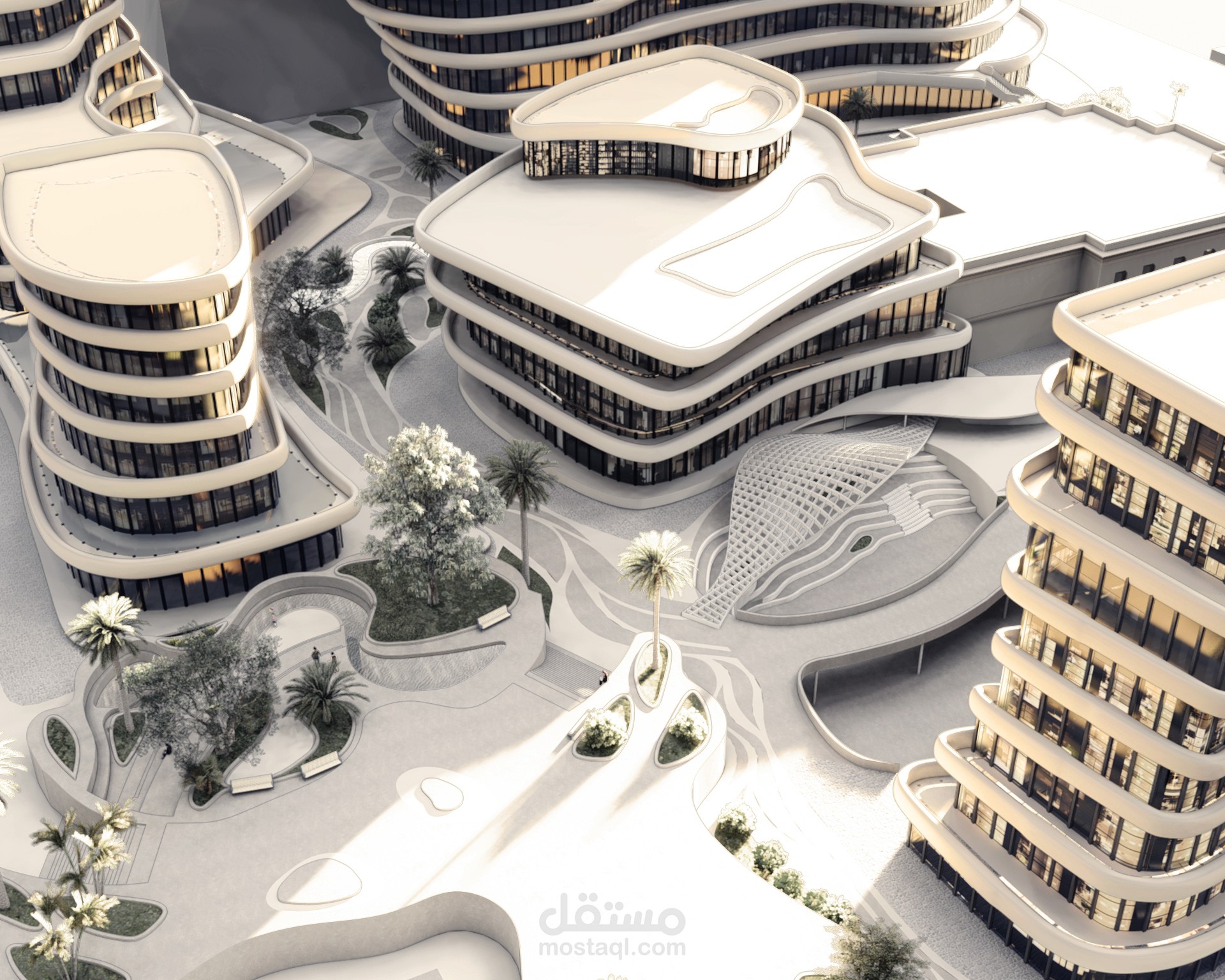 مشروع  ترميم وإعادة تصميم قصر تاريخي والمباني المحيطة به