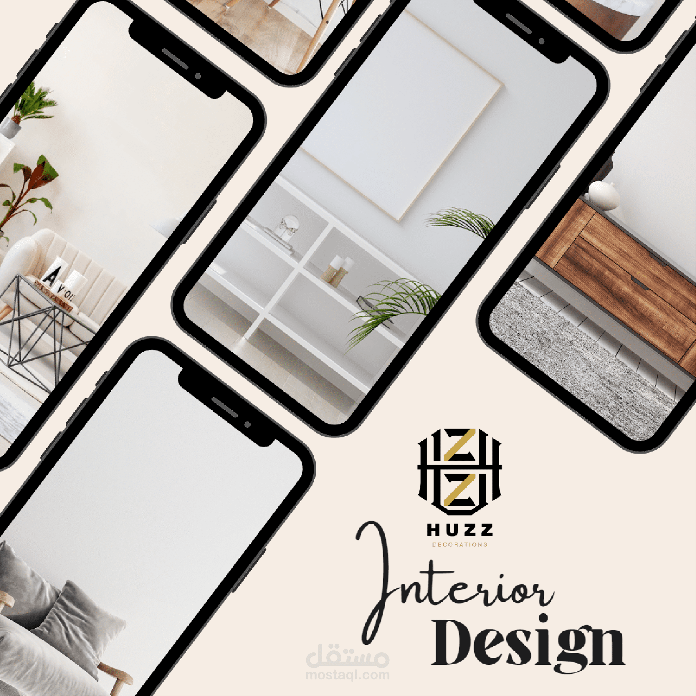 Huzz Decorations Logo