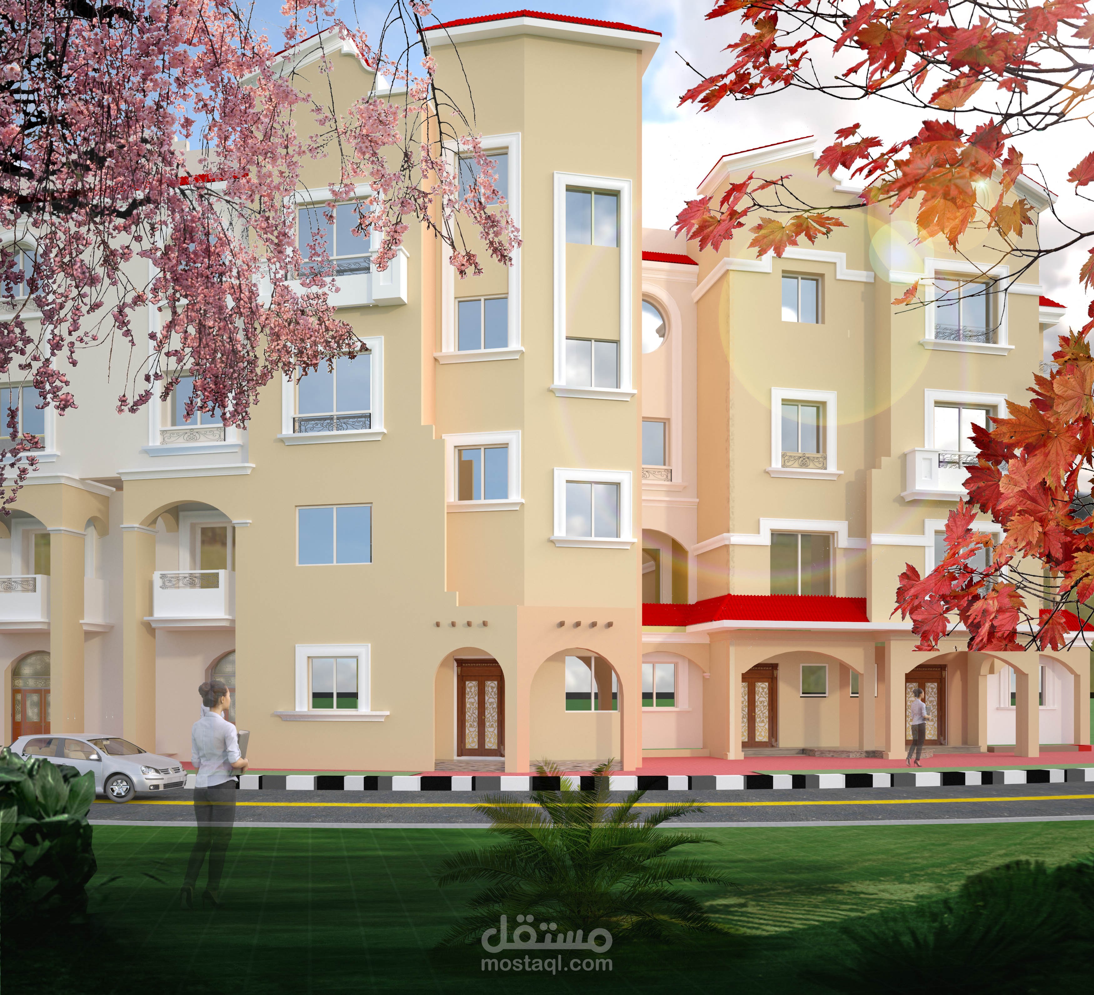 وحدة سكنية في (كومبوند بالقاهرة الجديدة)