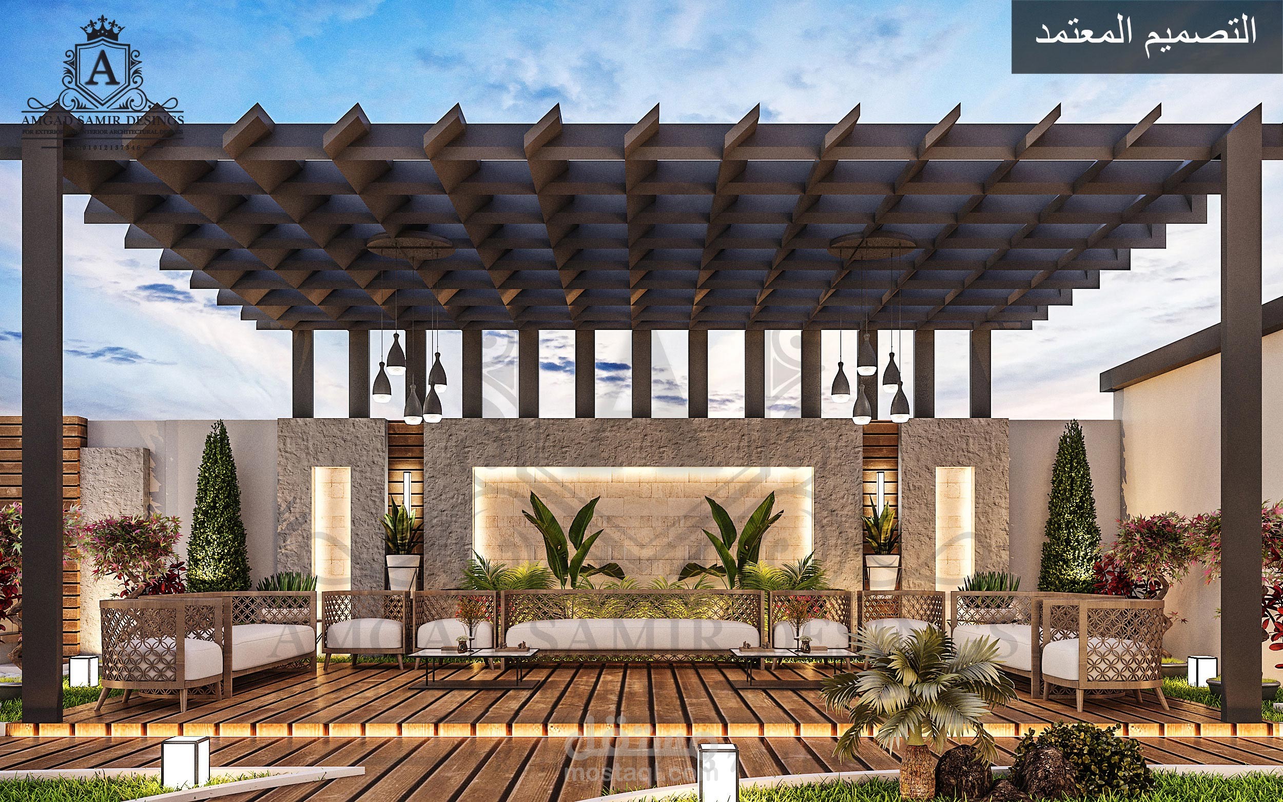 أحدث أعمالنا بالتصميم الخارجي  |..... Land scape