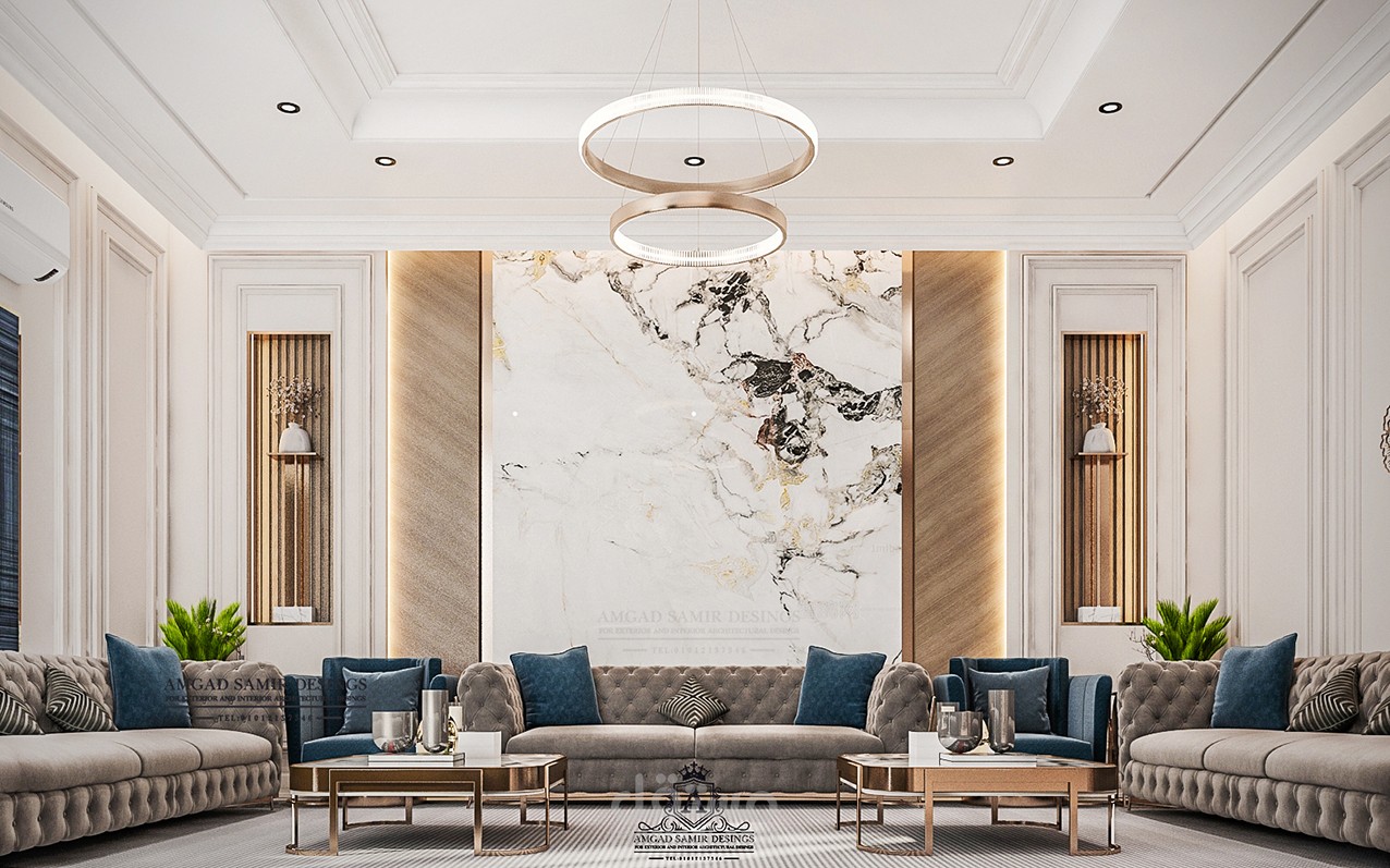 من أعمالنا |.. تصميم مجلس رجال بالخبر