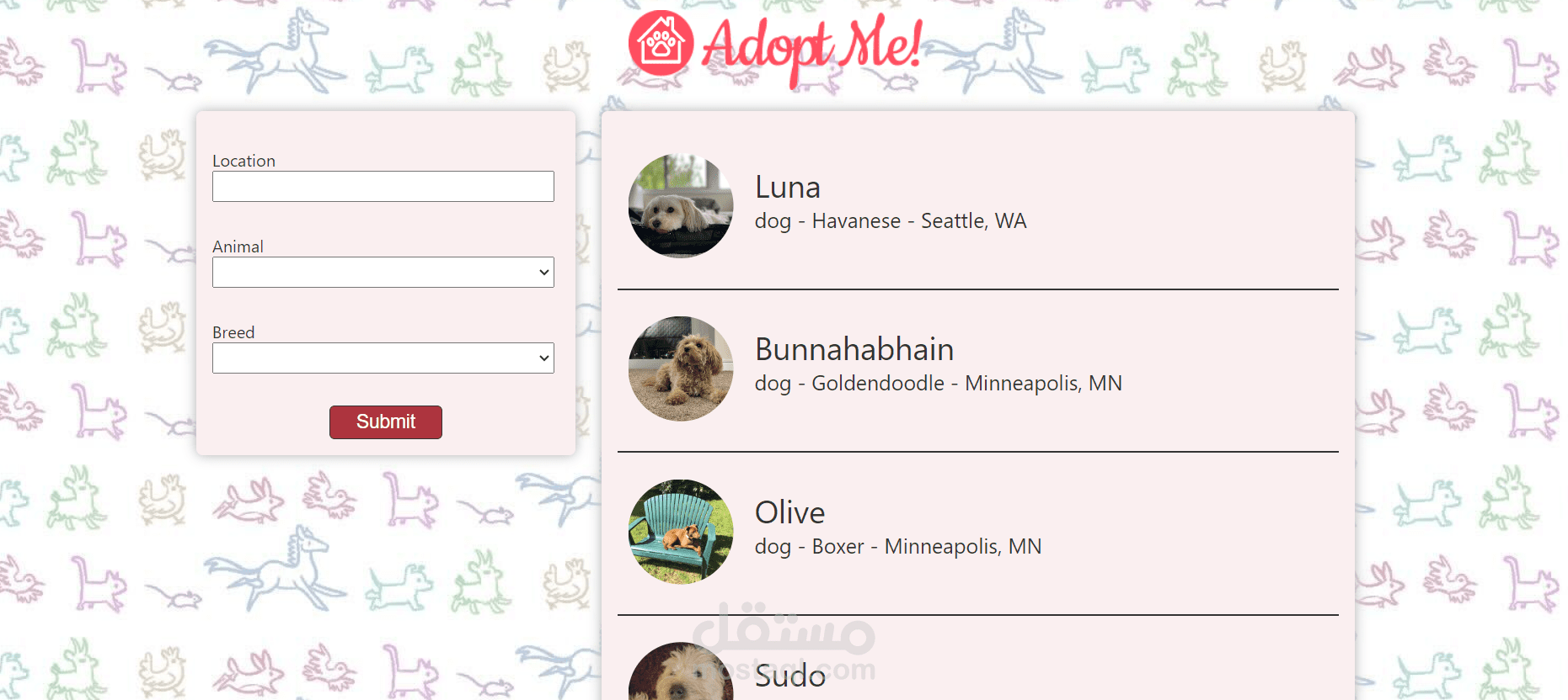 Pets Search