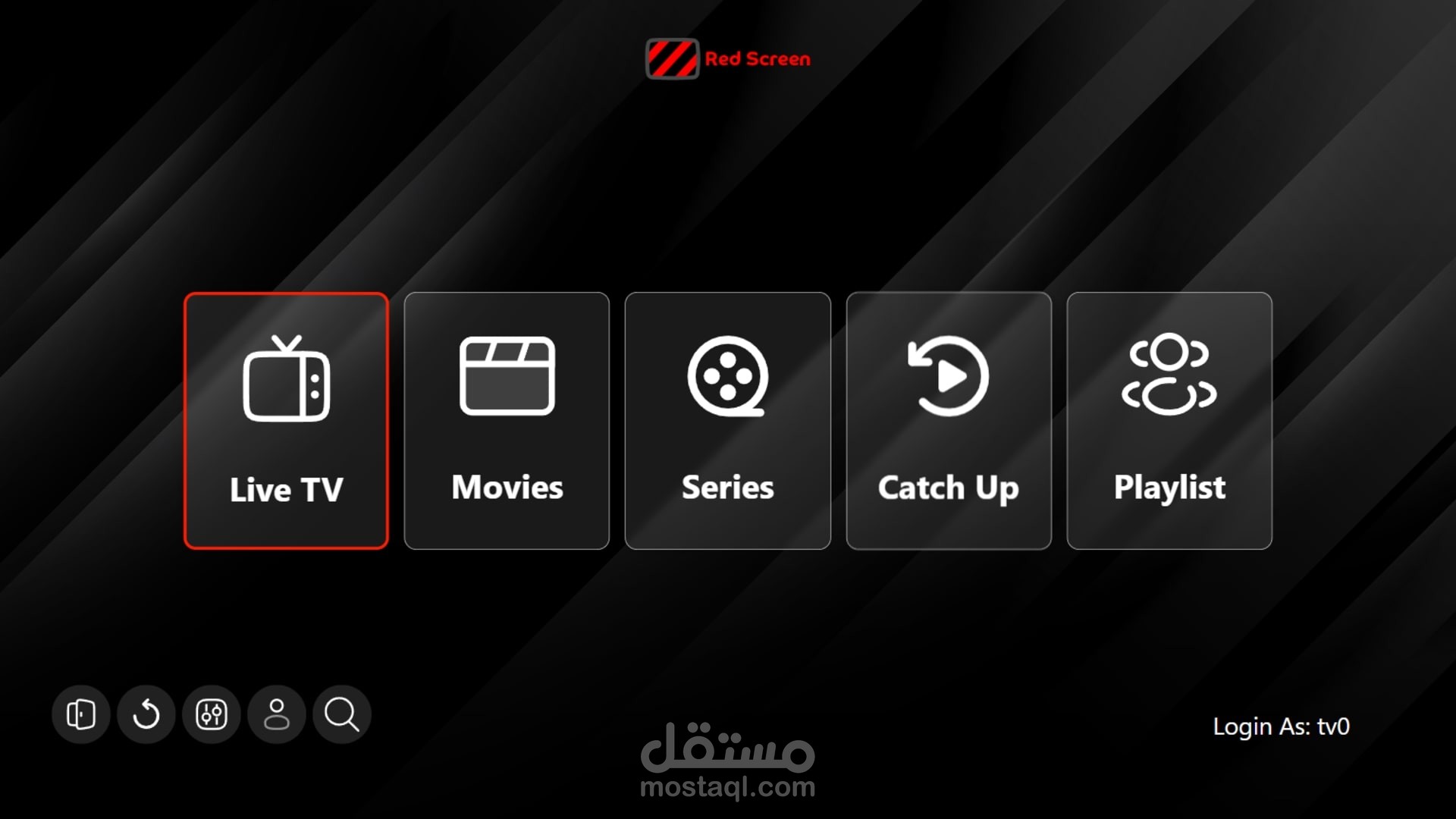 RED Screen IPTV