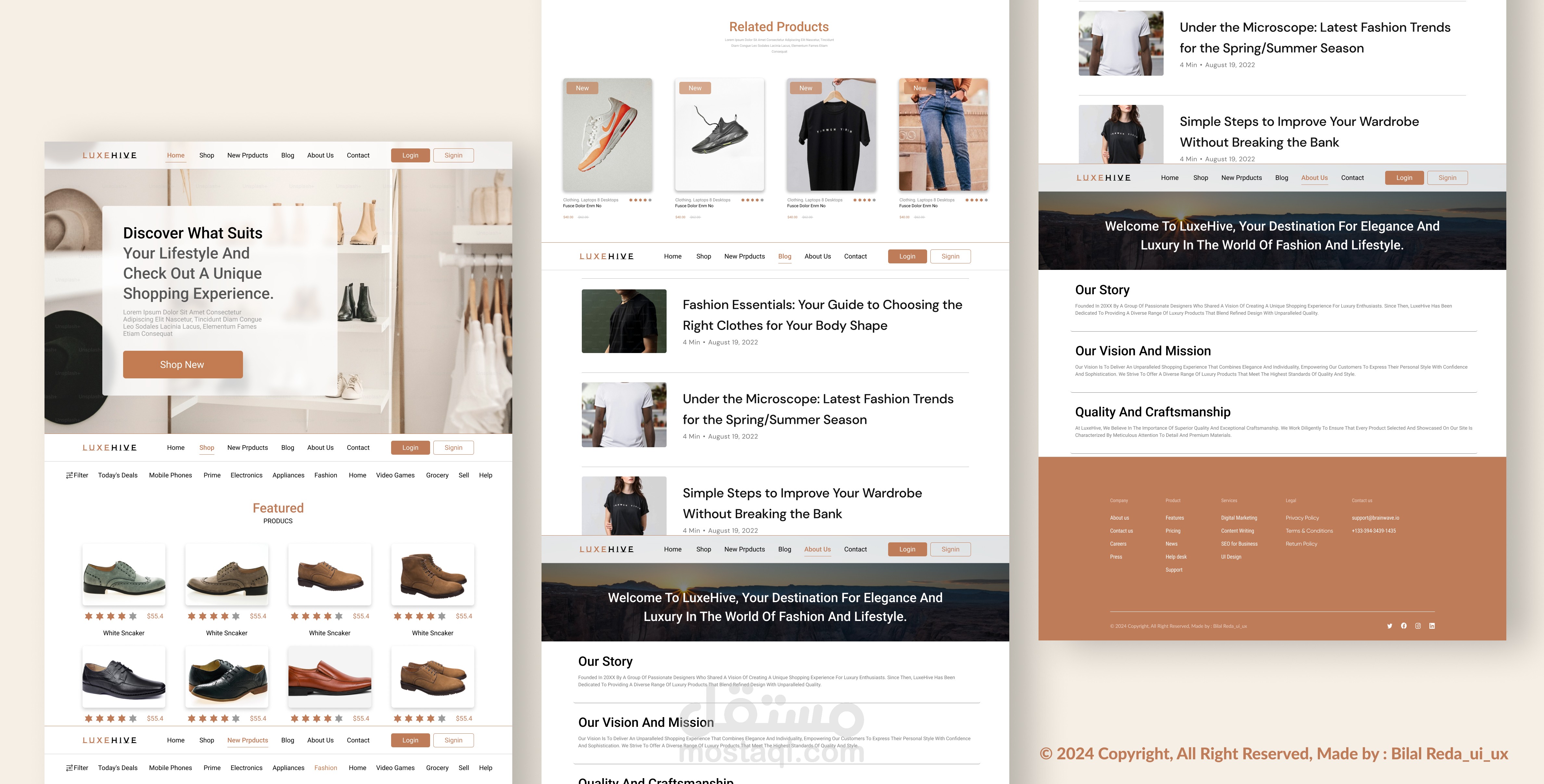 e-commerce website