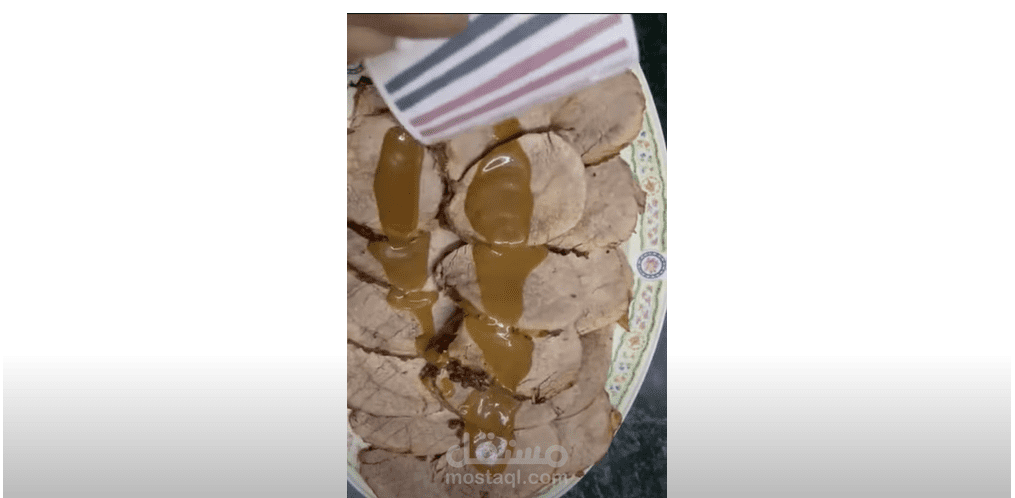 مونتاج فيديو (اللحمة البارده) لقناة مطبخ امل
