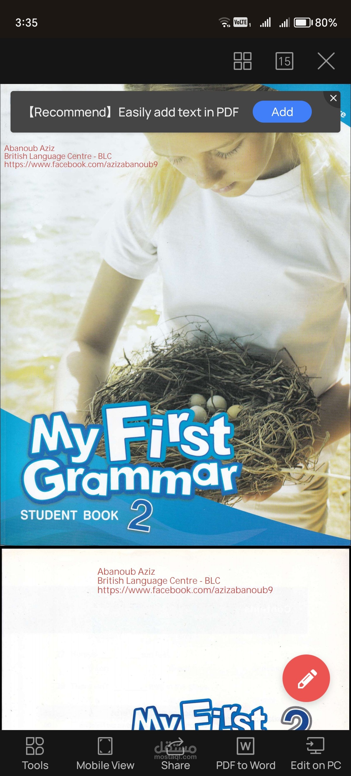 English for young learners