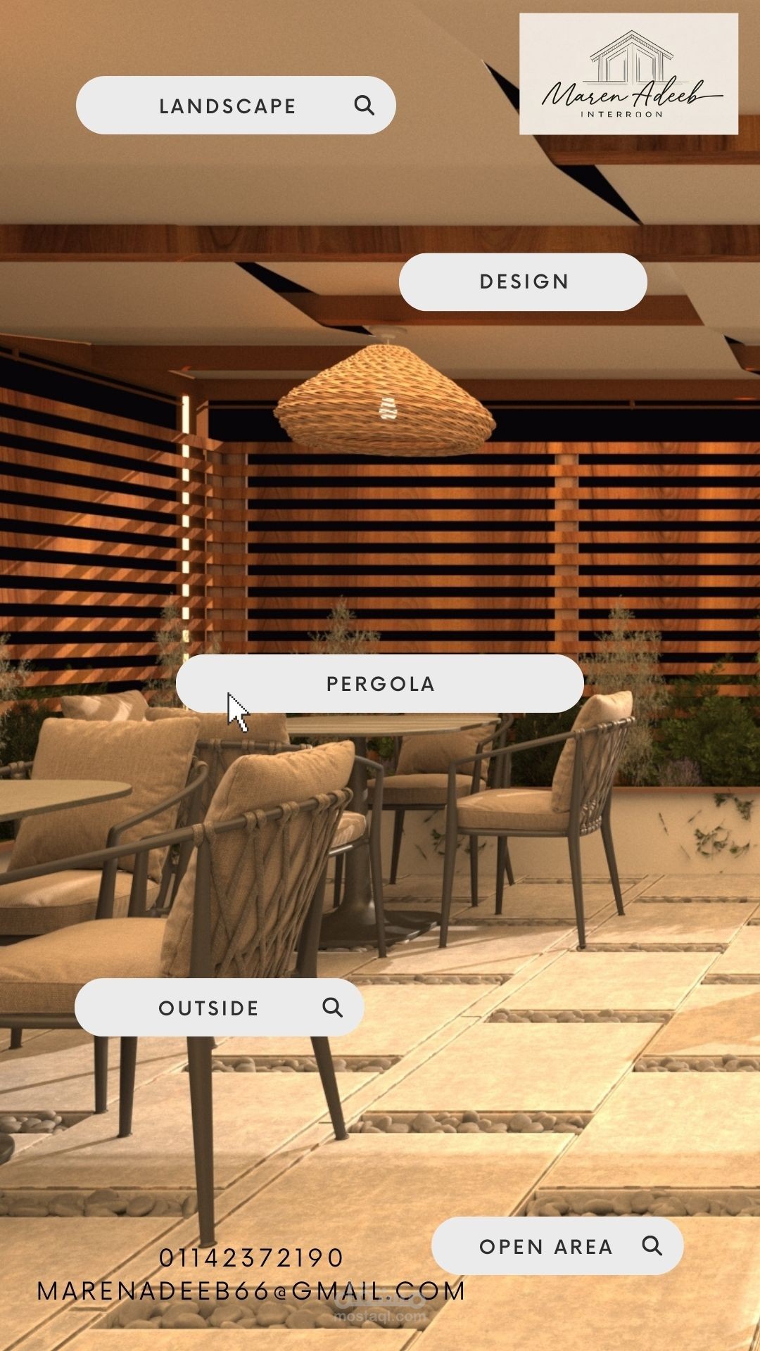 تصميم داخلي وديكور فلل و شقق و صالات 3d