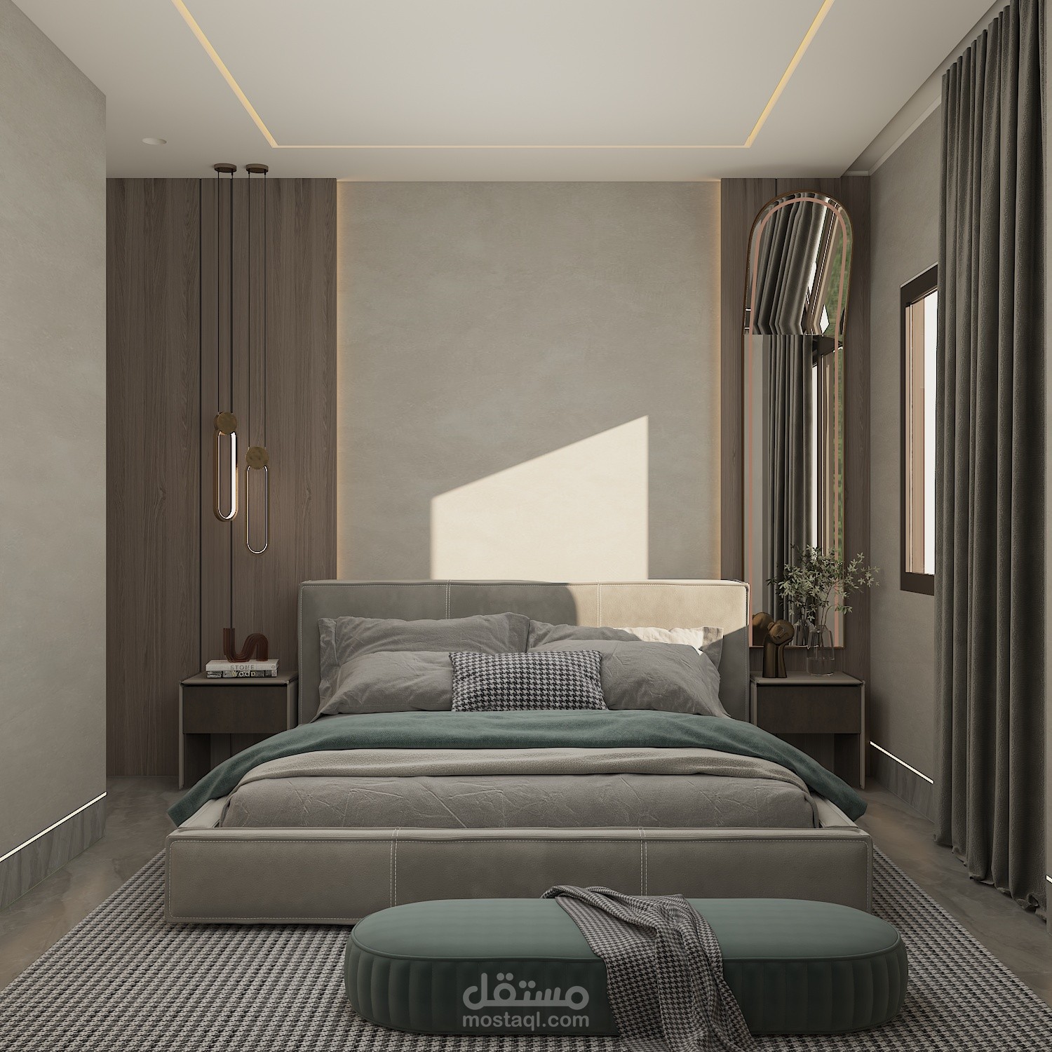 تصميم داخلي لشقة سكنية