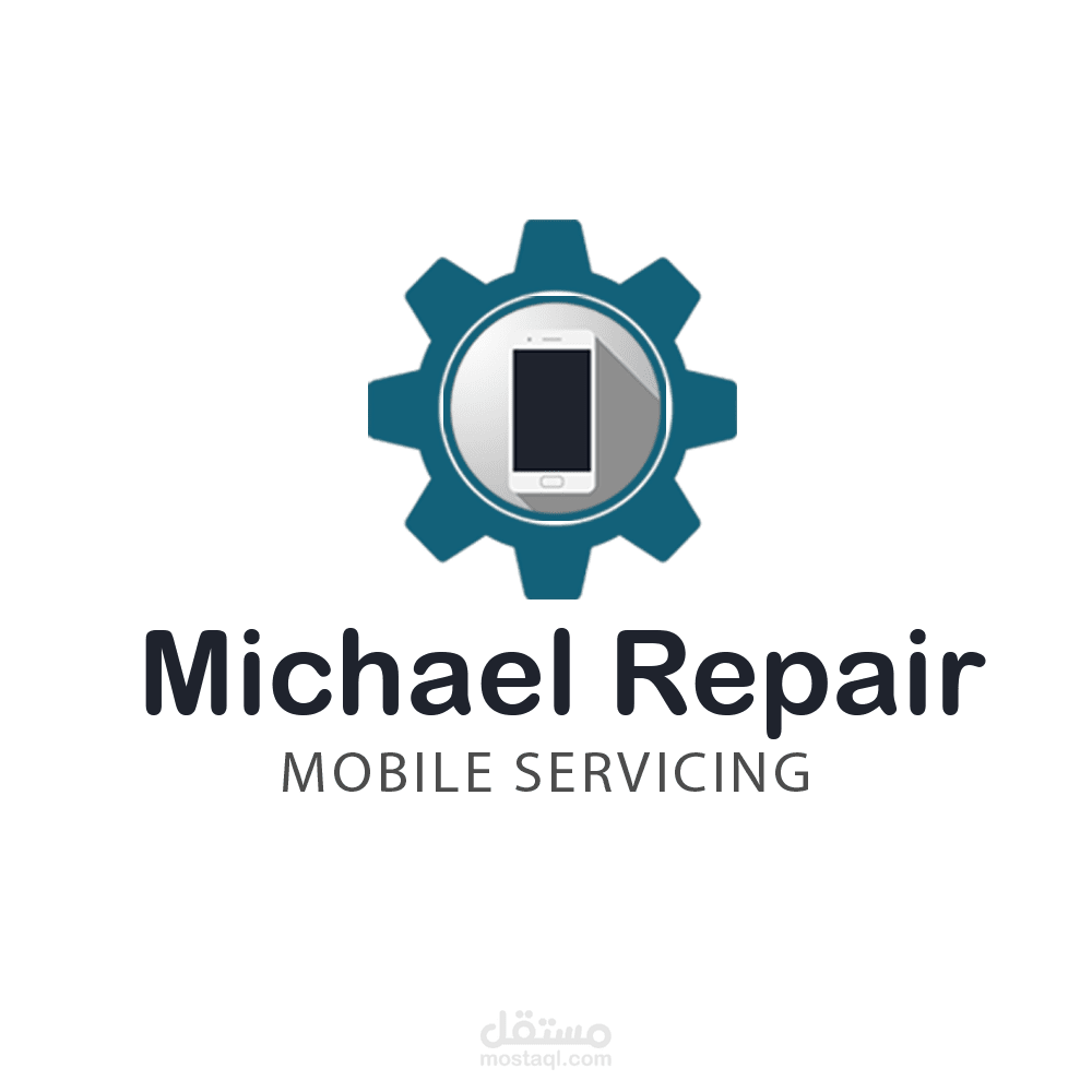 logo and business card for michael repair