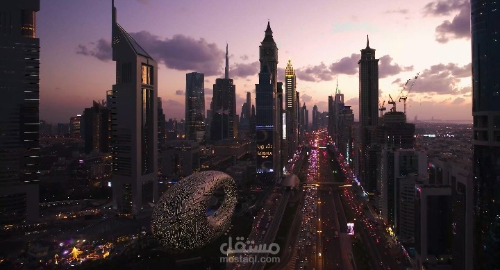 فديو لدبي بأنيميشن وانفوجرافيك