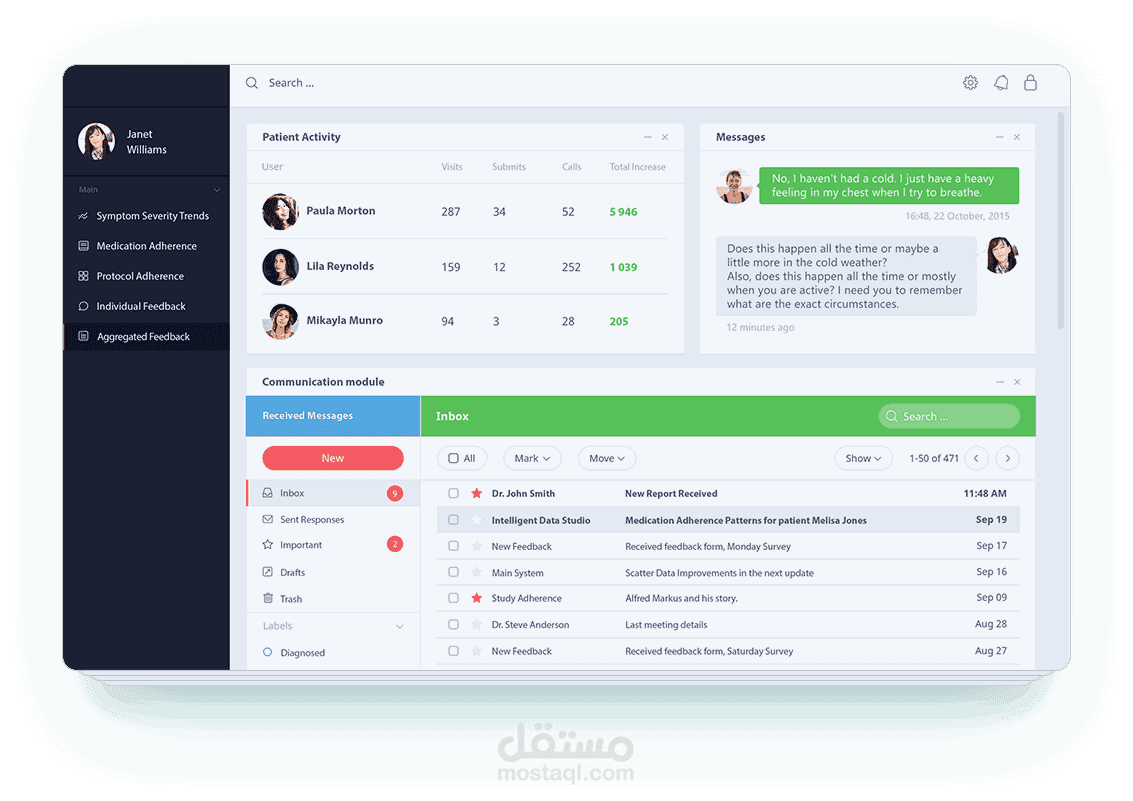Dashboard Web Application – Project Description
