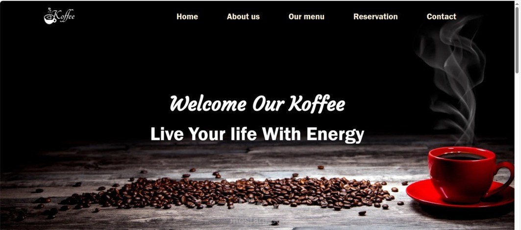 Responsive Landing Page  for a Coffee Shop – Converted from a ThemeForest Template to HTML, CSS, Bootstrap, and JavaScriptR