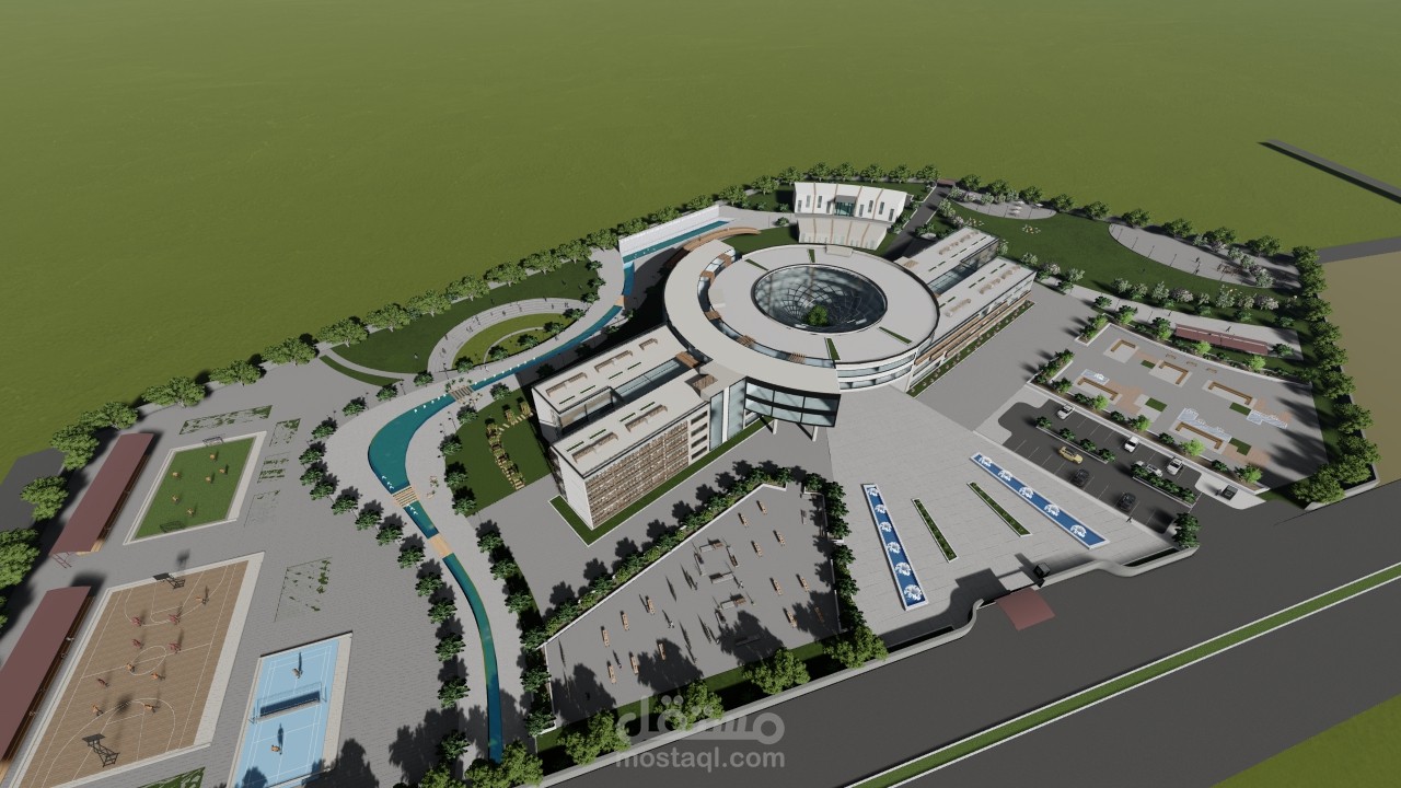 تصميم مركز علاج طبي