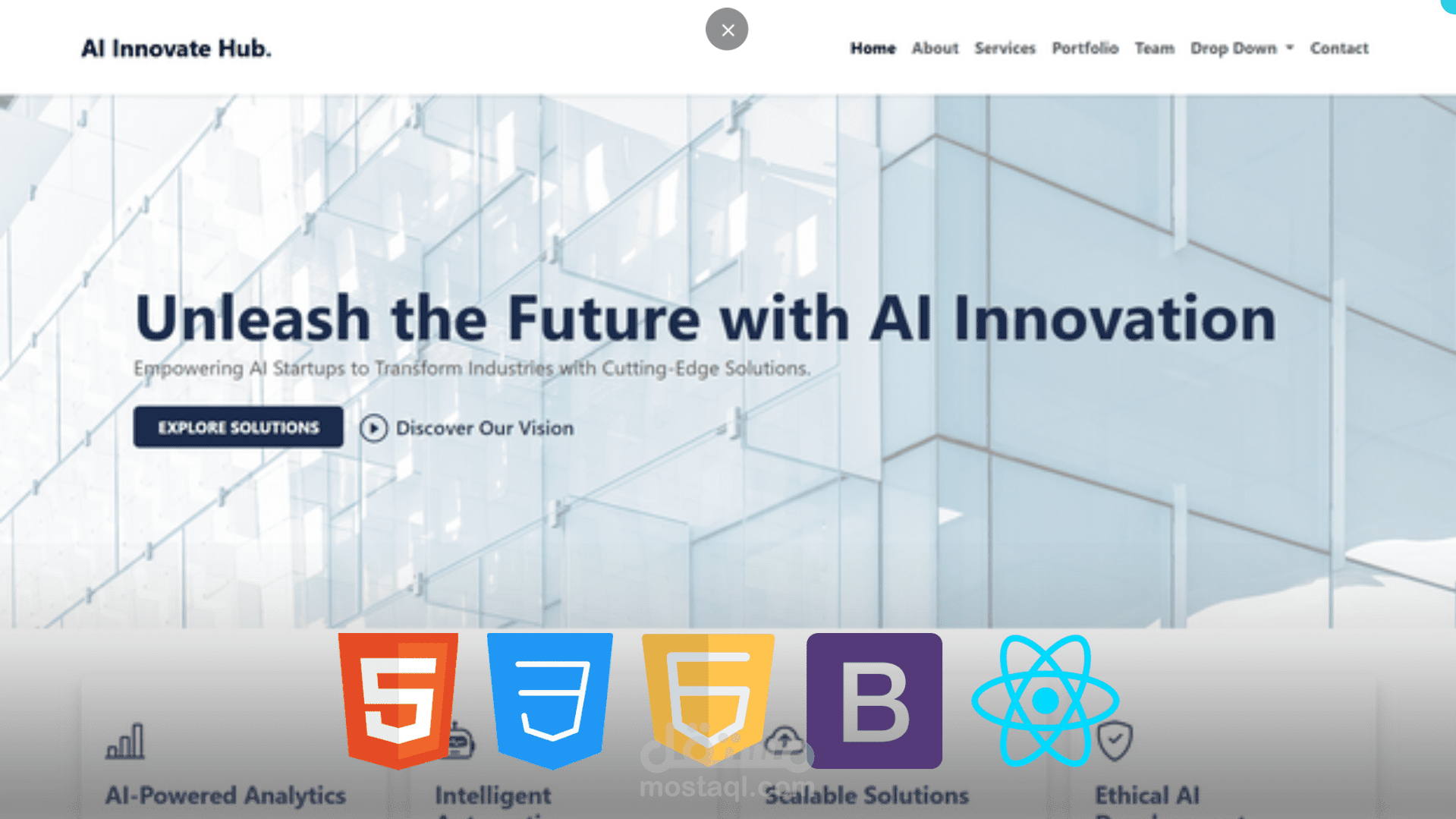 تصميم Landing Page تفاعلية للترويج وتحويل العملاء