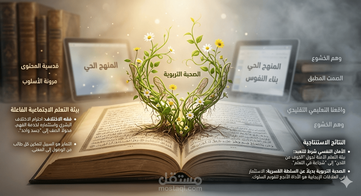مقال بنائي(كيف تسهم بيئة التعلّم الاجتماعية وبناء العلاقات الإيجابية في تحسين عملية التعلّم والتّعليم؟)