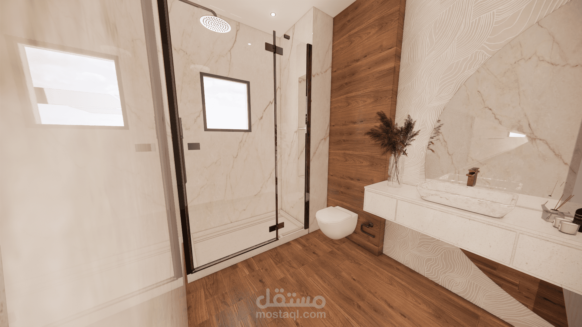 تصميم غرف نوم و تصميم حمامات