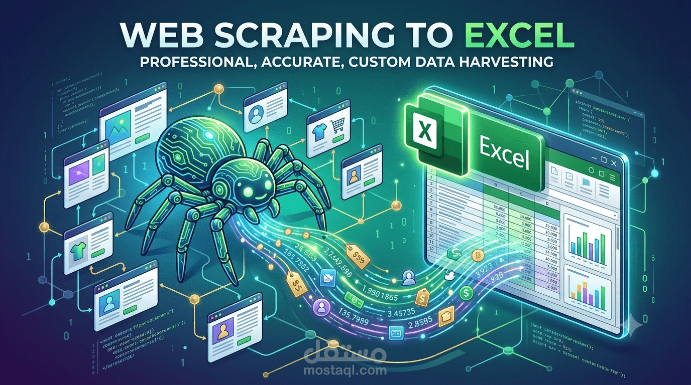 تطوير سكربت Python لكشط بيانات متجر كتب إلكتروني وتصديرها إلى Excel