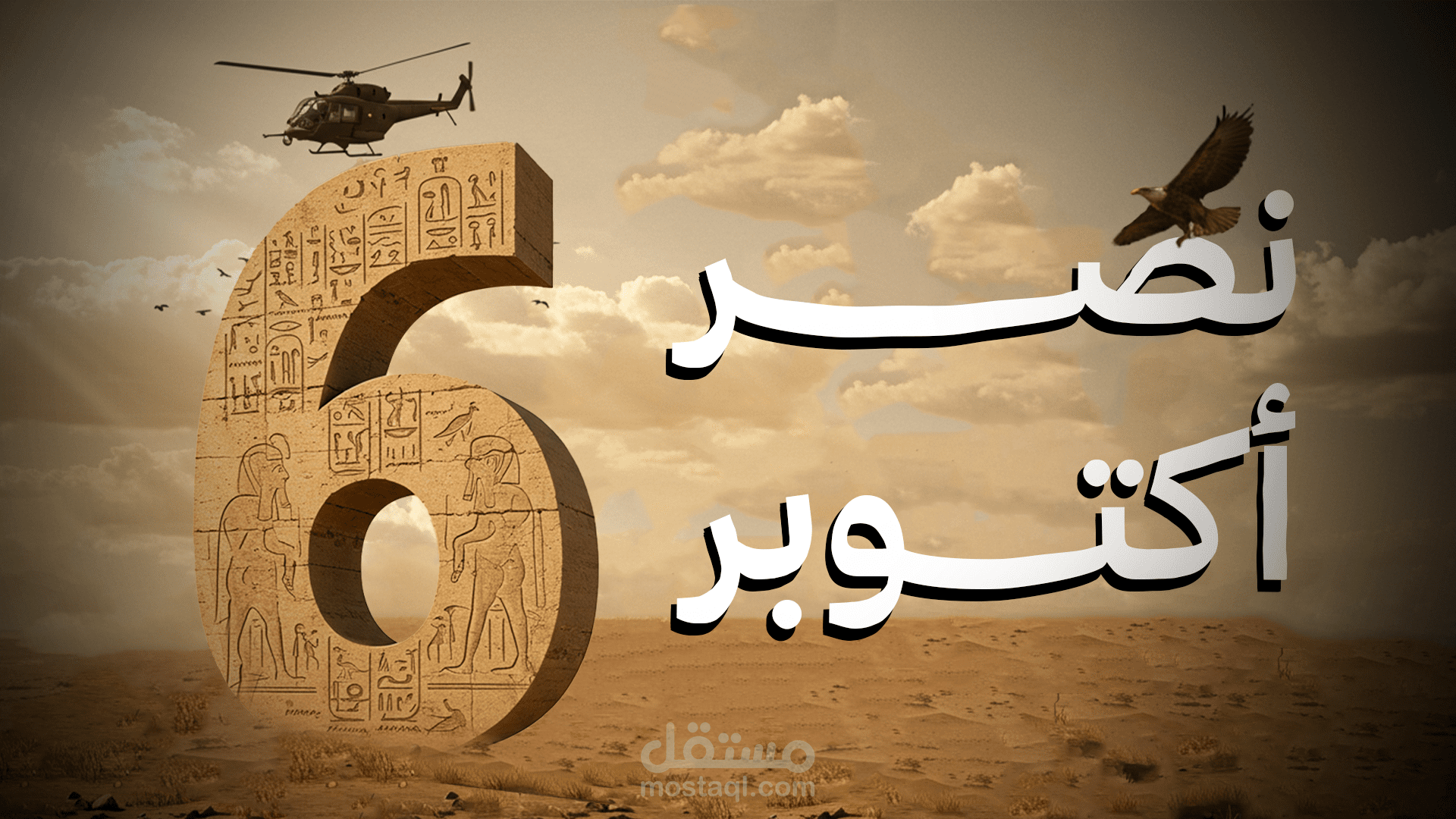 تصميمات وثائقية عن نصر اكتوبر(بستيل الكولاج)