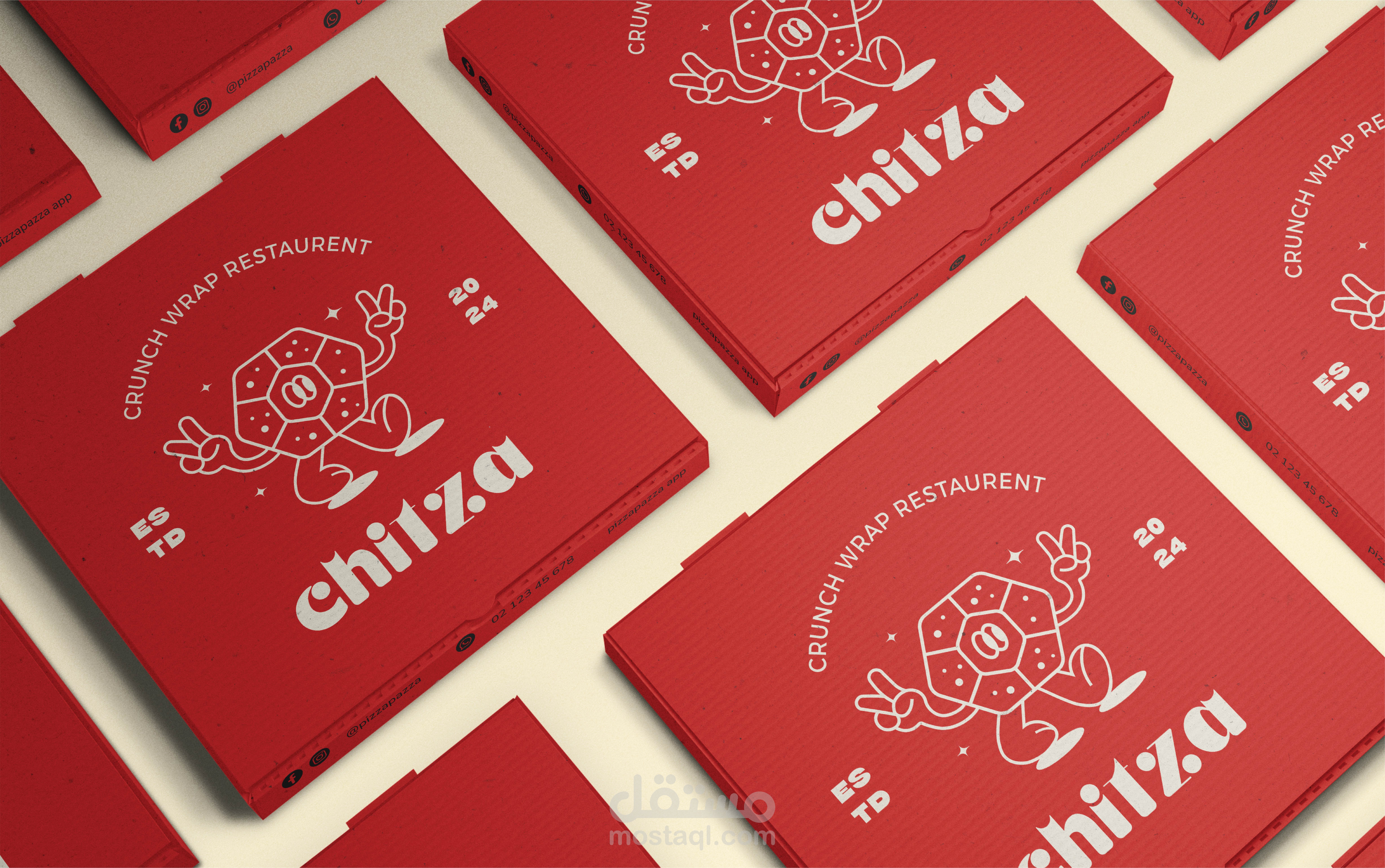 Chitza | Crunch Wrap Restaurant | Branding