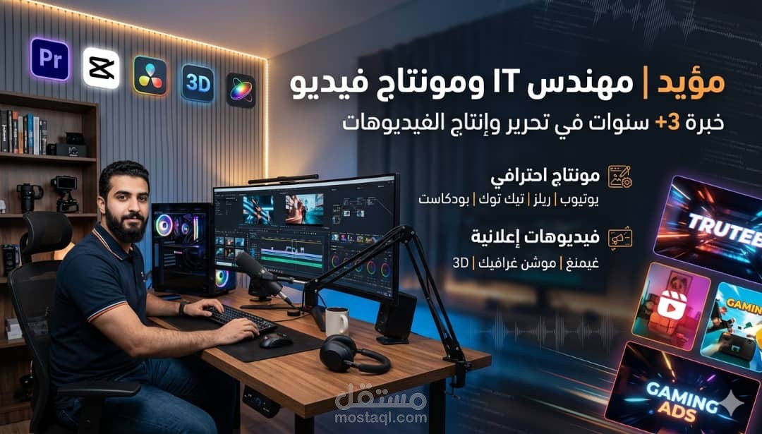معرض اعمالي الكامل في المونتاج