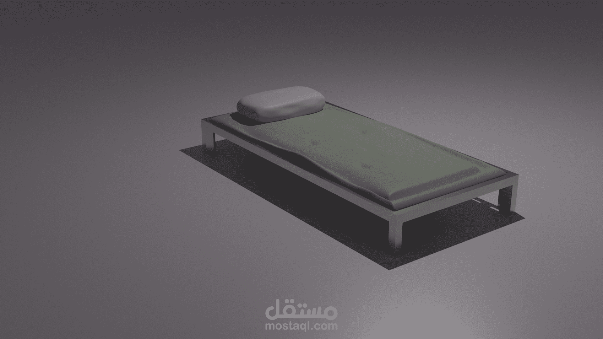تصميم سرير ثلاثي الابعاد