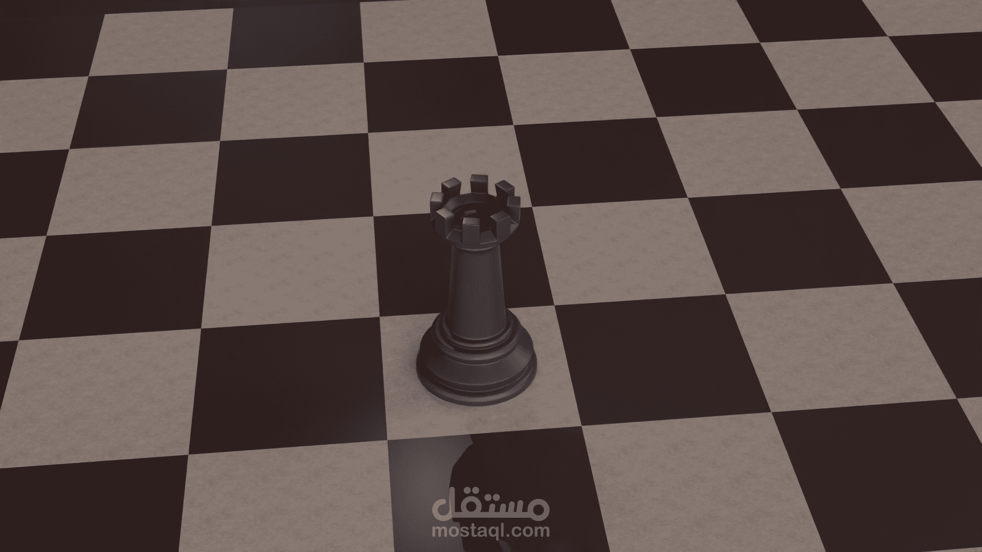 Chess rook 3d modeling