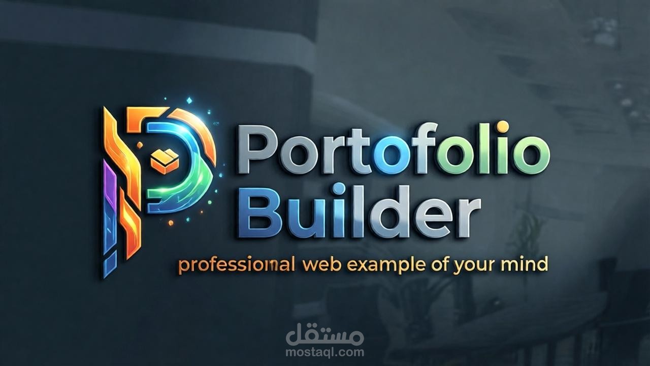 تصميم موقع portfolio باستخدام الذكاء الاصطناعي