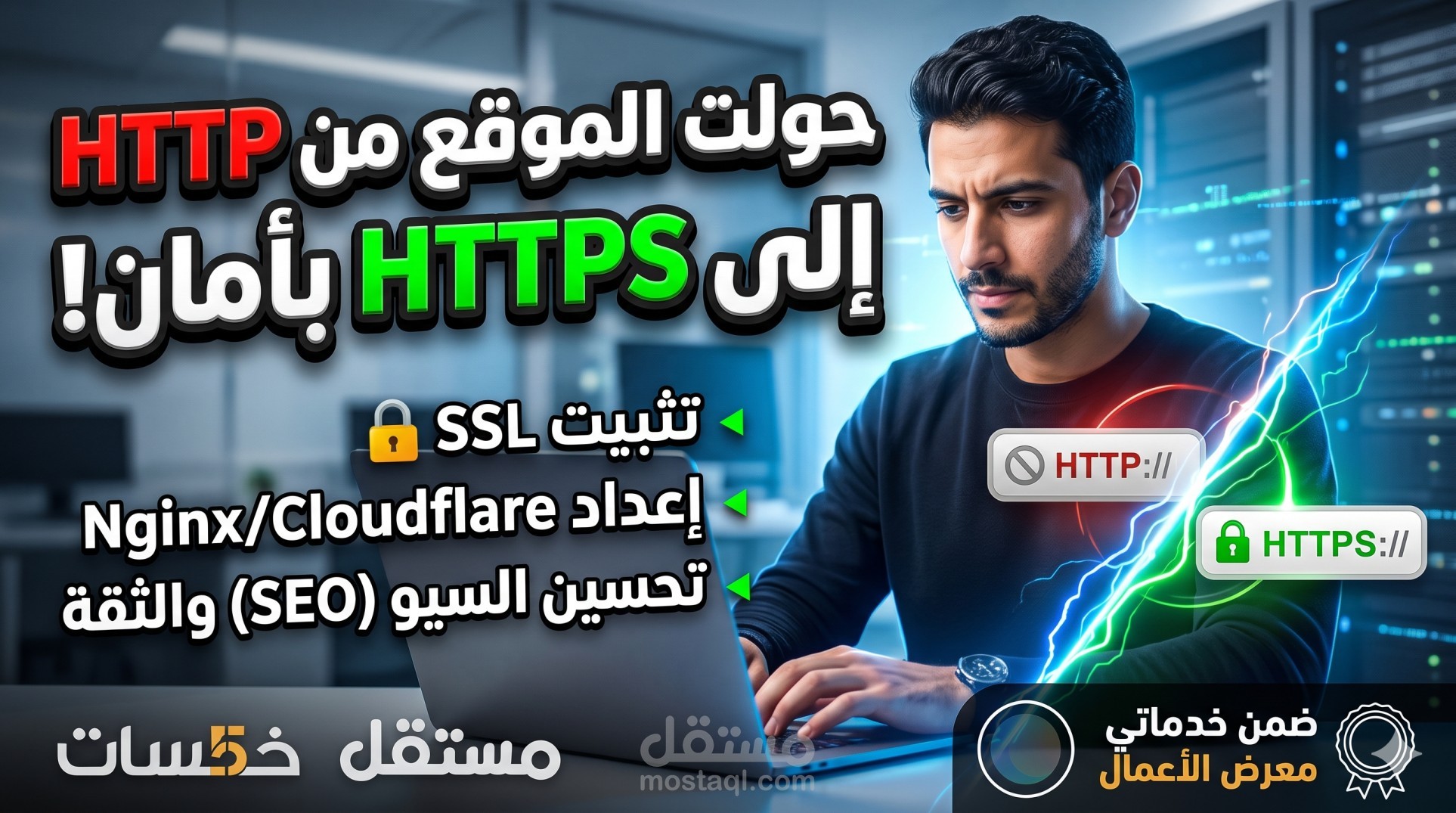 تأمين المواقع والخوادم: إعداد شهادات SSL/TLS وتهيئة Nginx/Apache