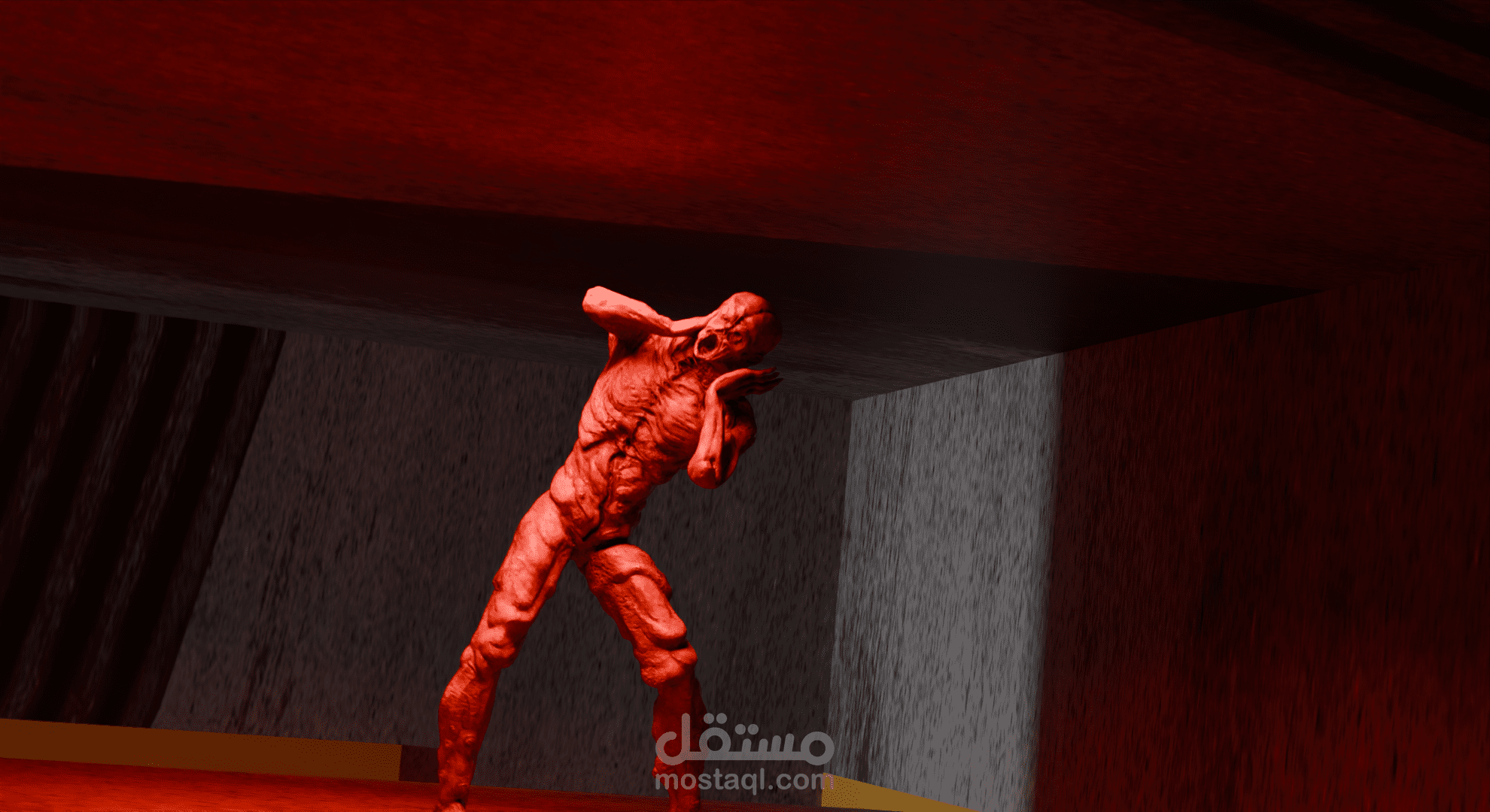 فيديو رعب باستخدام blender-analog horror