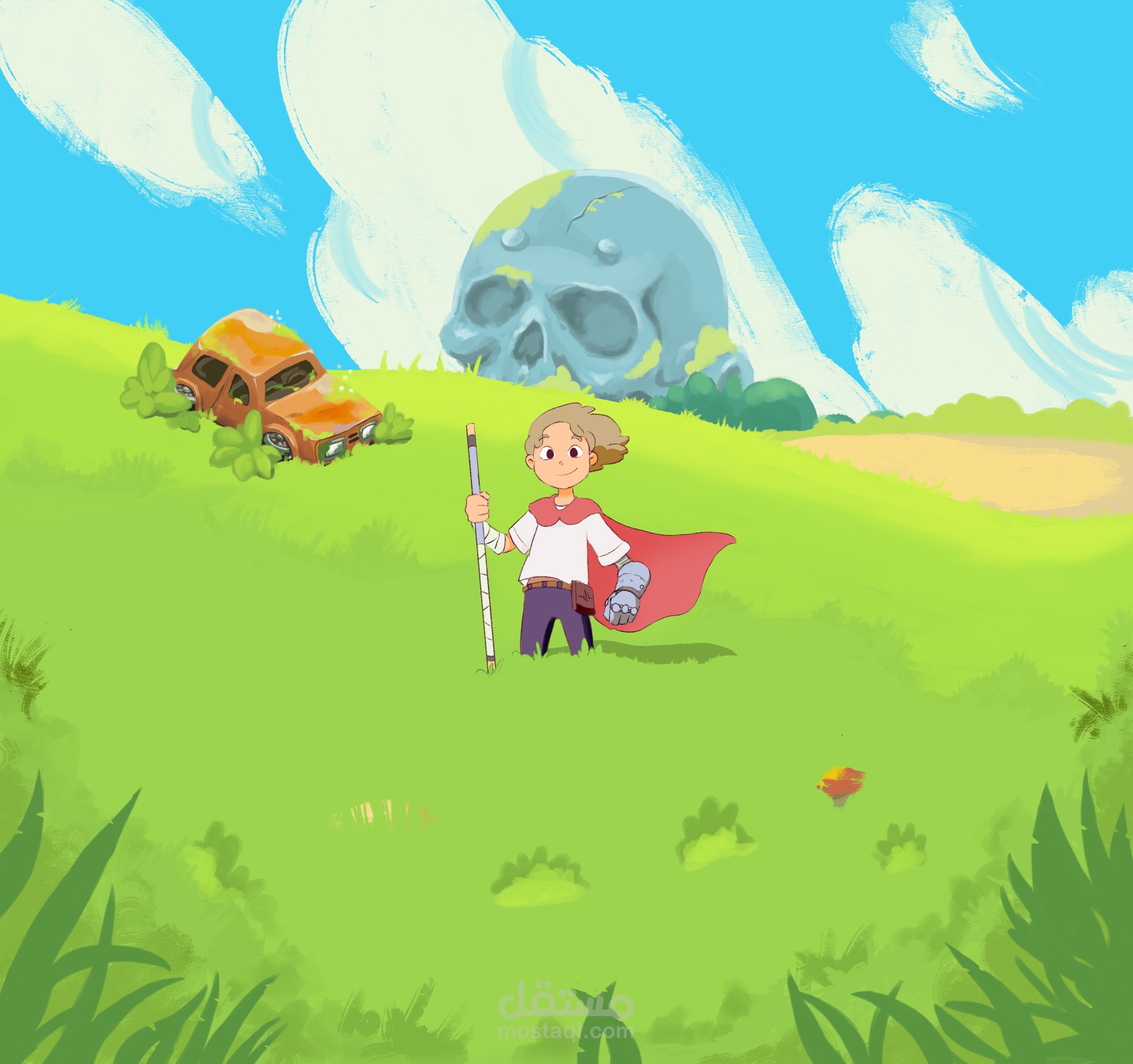 Environment Art – رسم بيئة مع عناصر قصصية