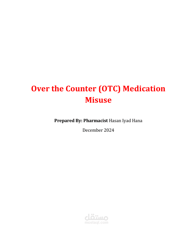 OTC Medication Misuse