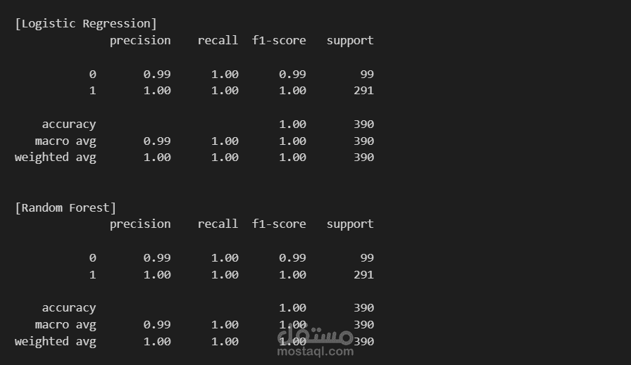 بناء موديل تعلم الاّلة