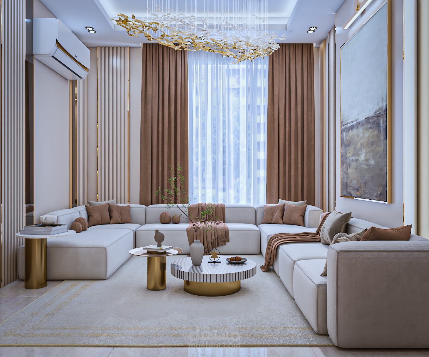 تصميم داخلي لمنزل العميلة سارة عواد