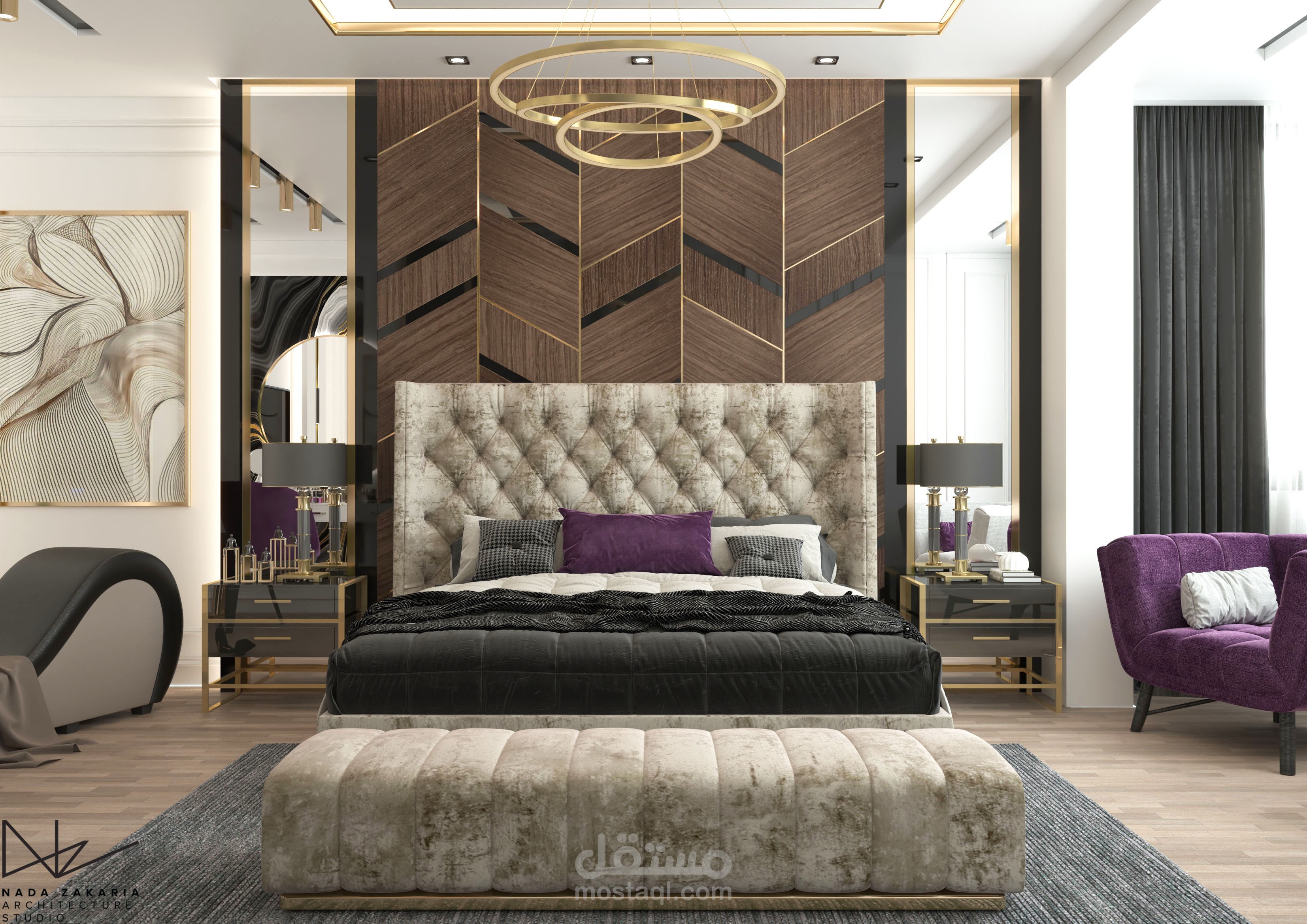 تصميم غرفه نوم ماستر