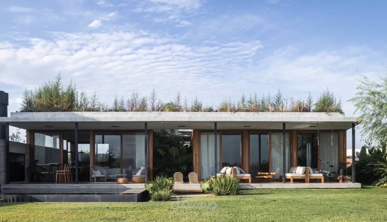 فيلا حديثة بتصميم معماري ثلاثية الأبعاد