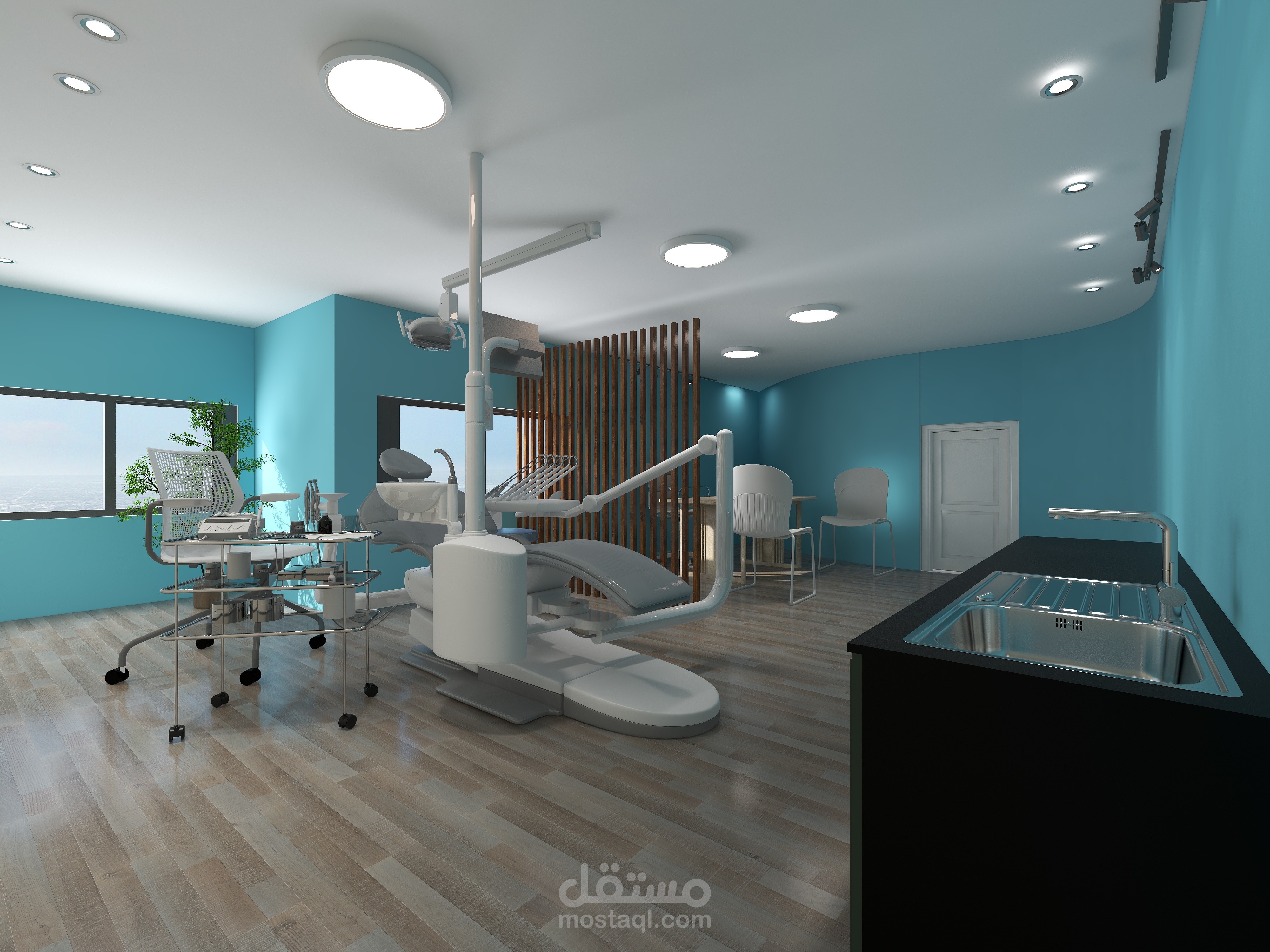 تصميم لعيادة اسنان