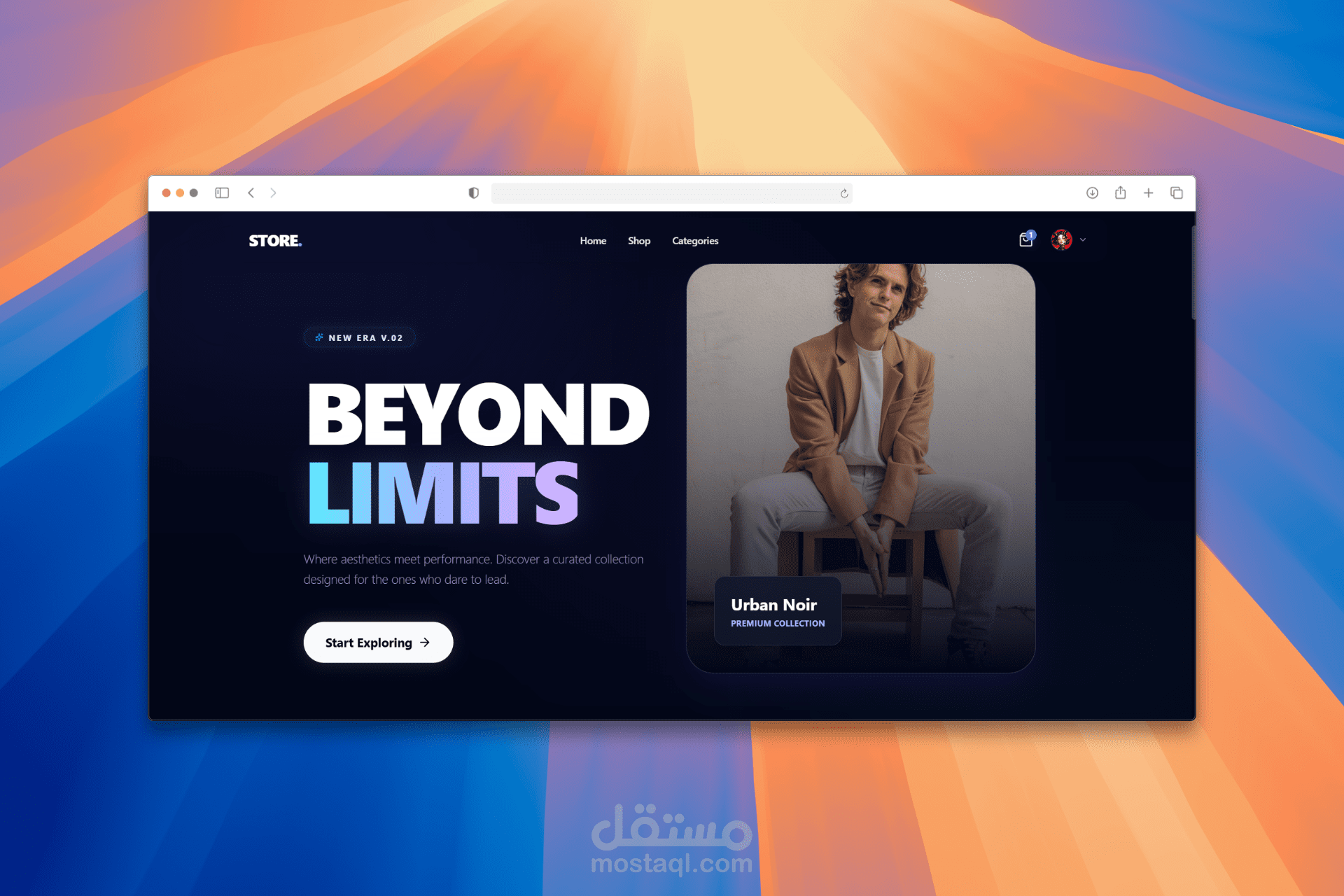 تطوير نظام متجر إلكتروني متكامل (E-commerce) بأحدث تقنيات الويب