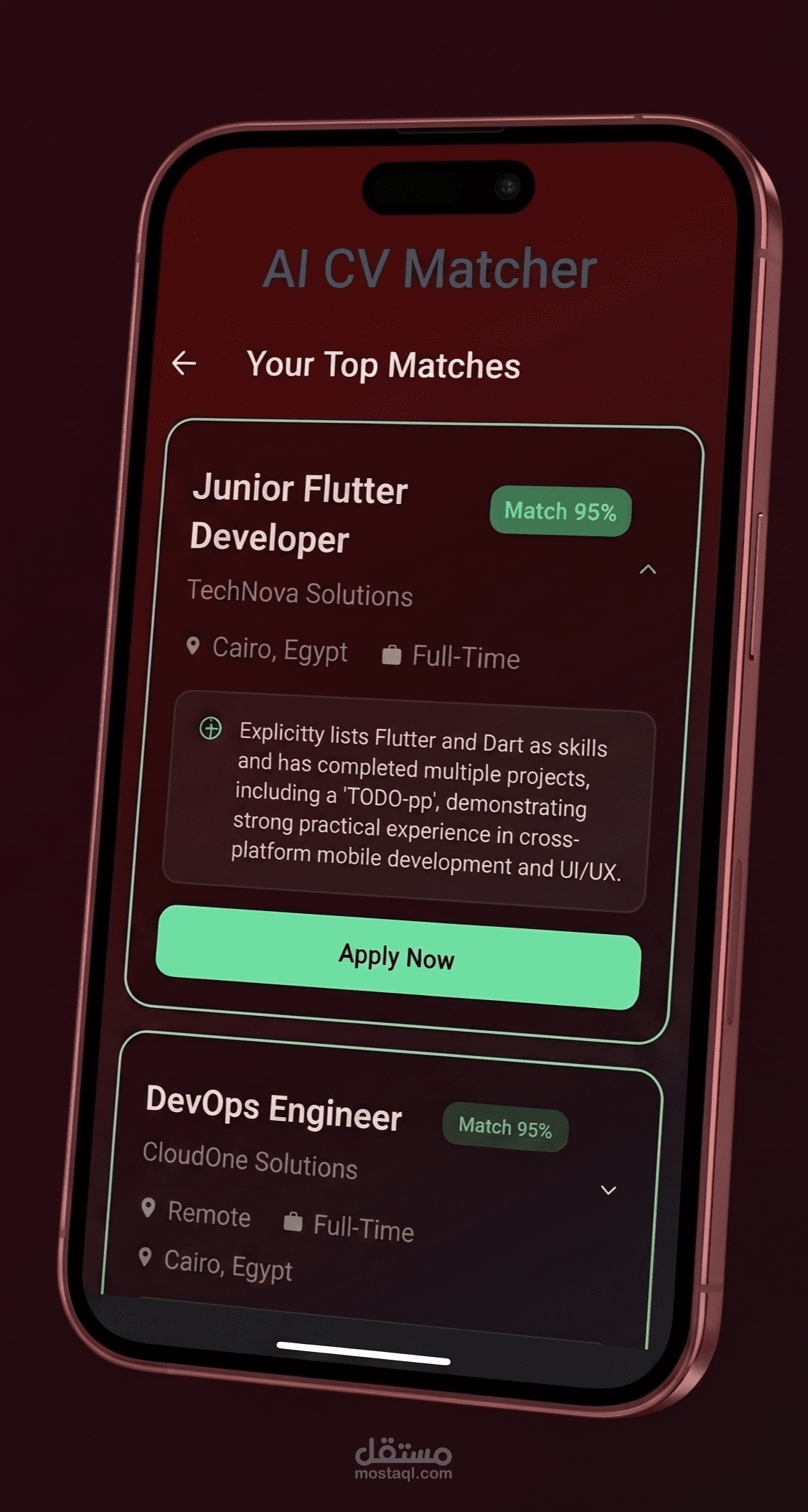 نظام ذكي لفرز وتقييم السير الذاتية (AI CV Matcher) باستخدام تقنيات الـ NLP